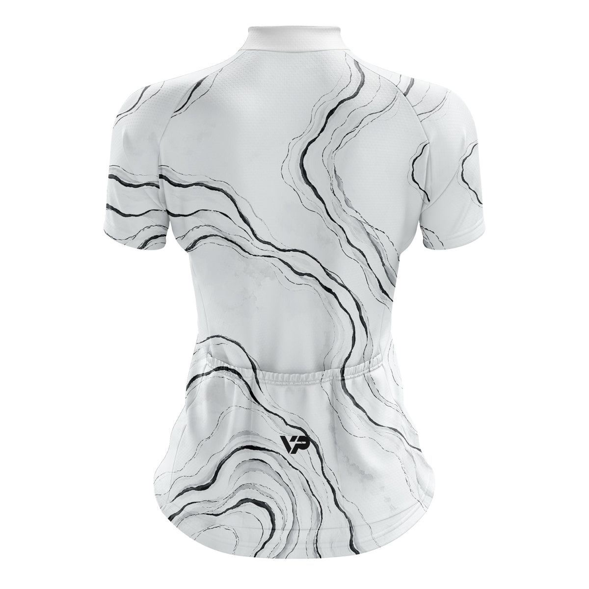 Women's White WavesCycling Jersey