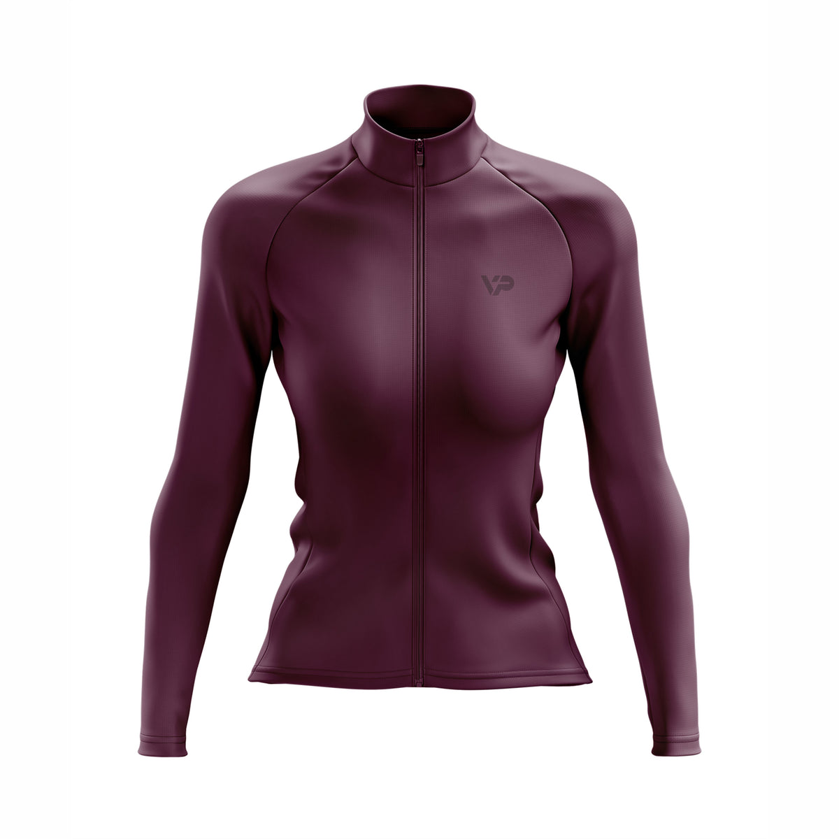Orange -Gradient Langarm -Radsport -Trikot