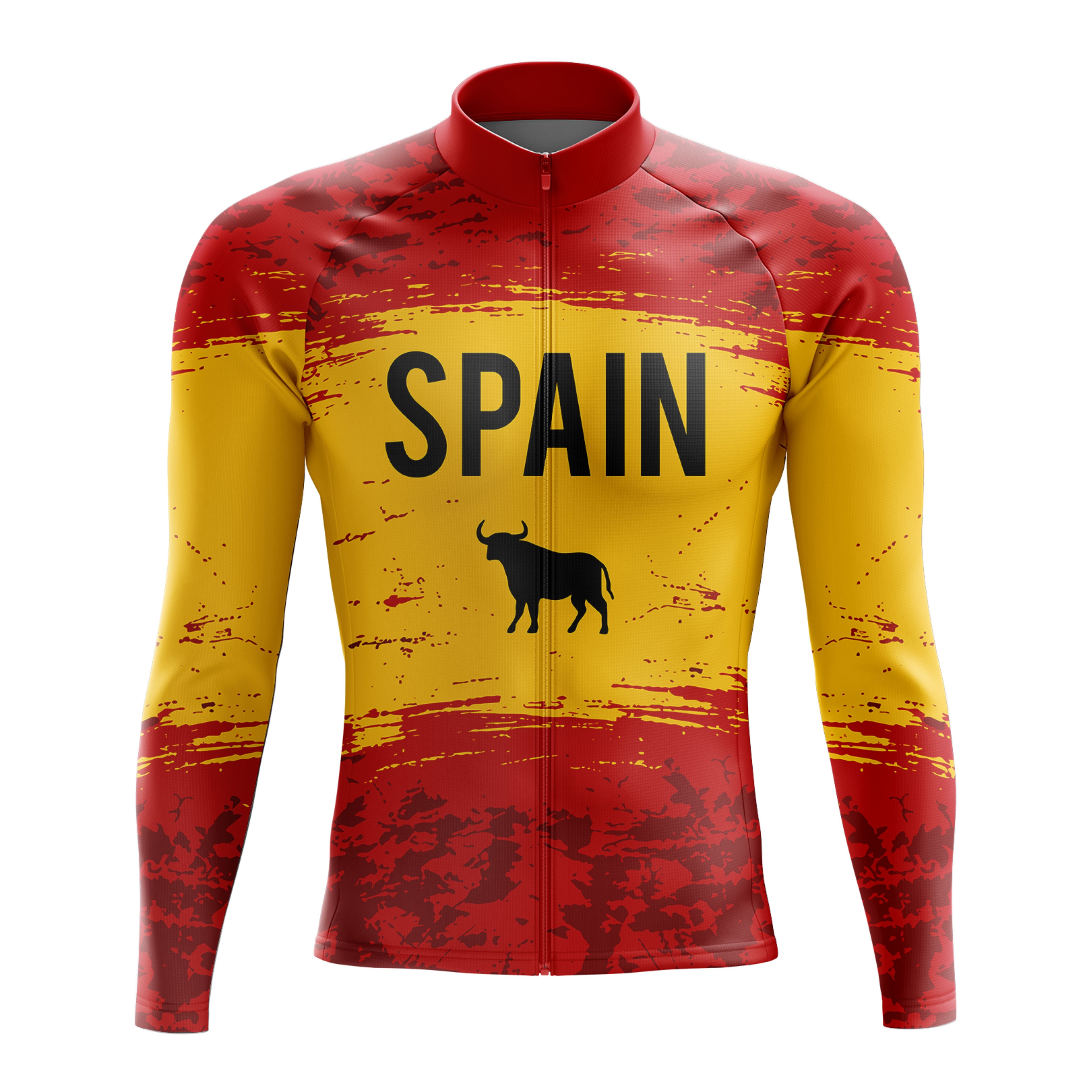 Spain Long Sleeve Cycling Jersey