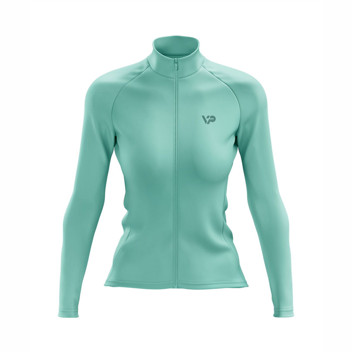 Women's Mint Long Sleeve Cycling Jersey