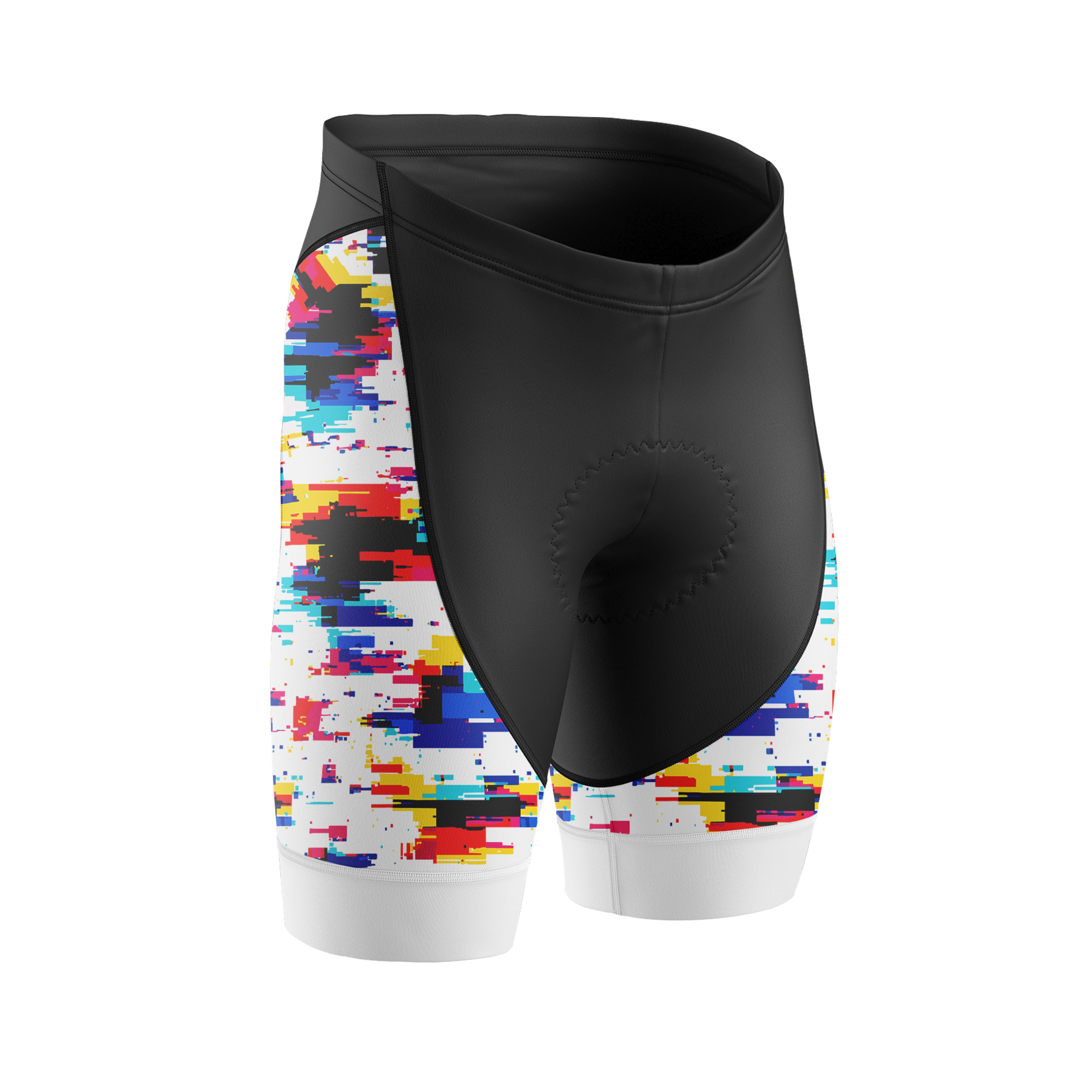 Women's White Pixel Cycling Kit