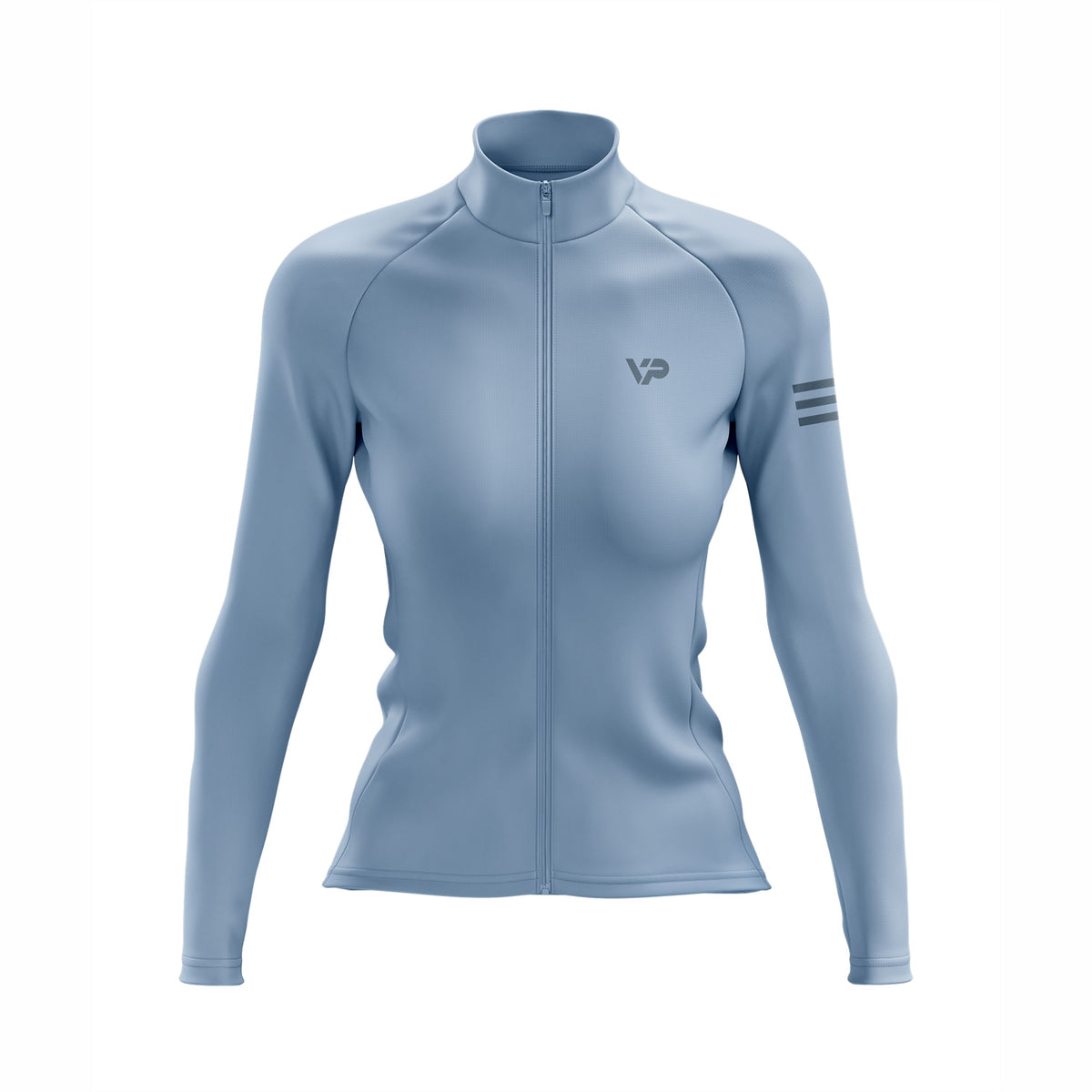 Orange -Gradient Langarm -Radsport -Trikot