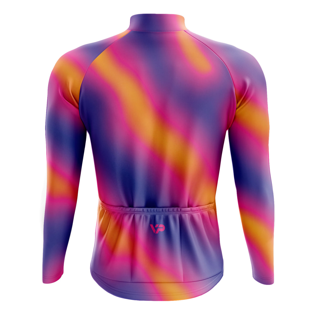 Purple Long Sleeve Cycling Jersey