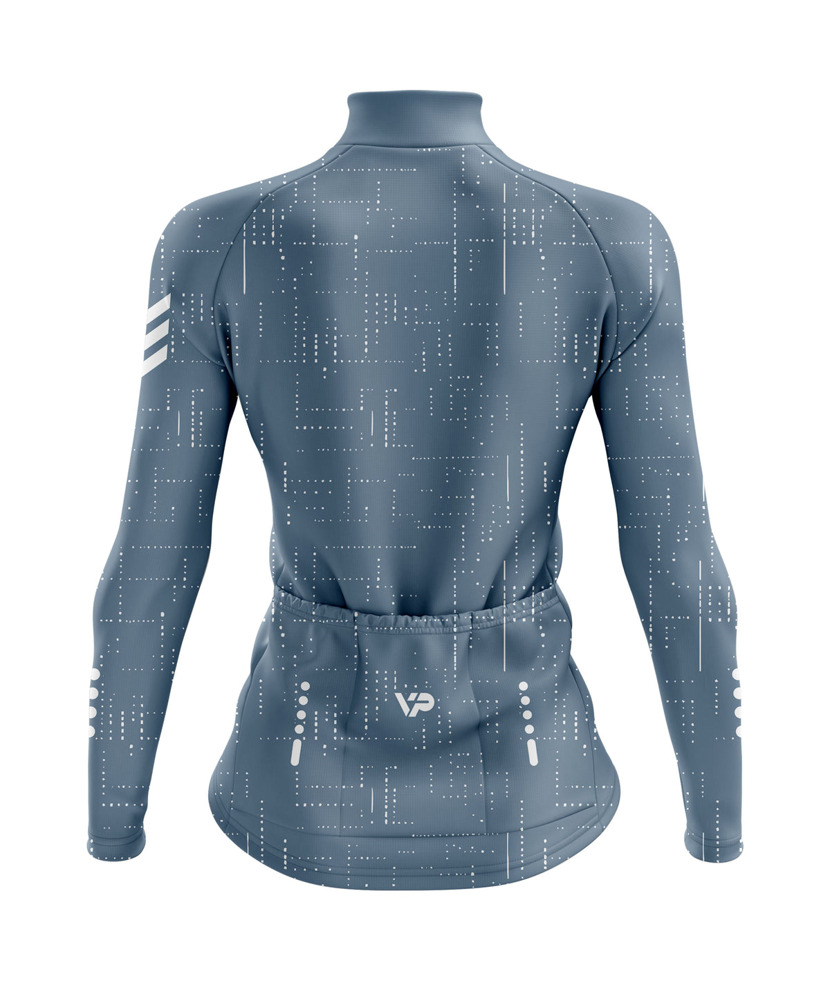 Women's Pure Slate Long Sleeve Cycling Jersey
