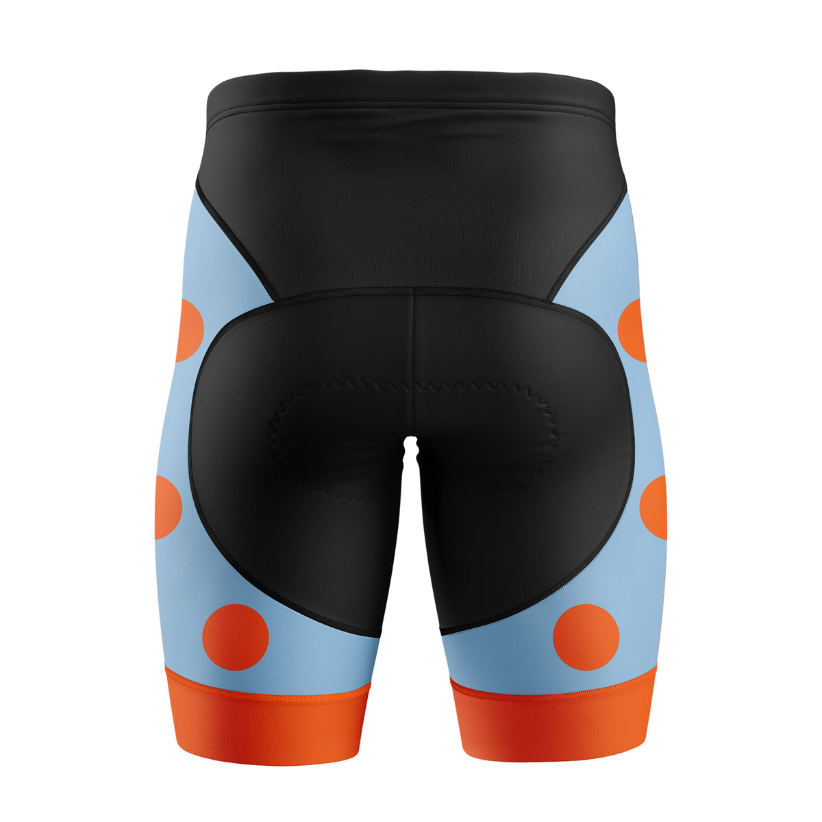 Women's Light Blue Dots Cycling Shorts