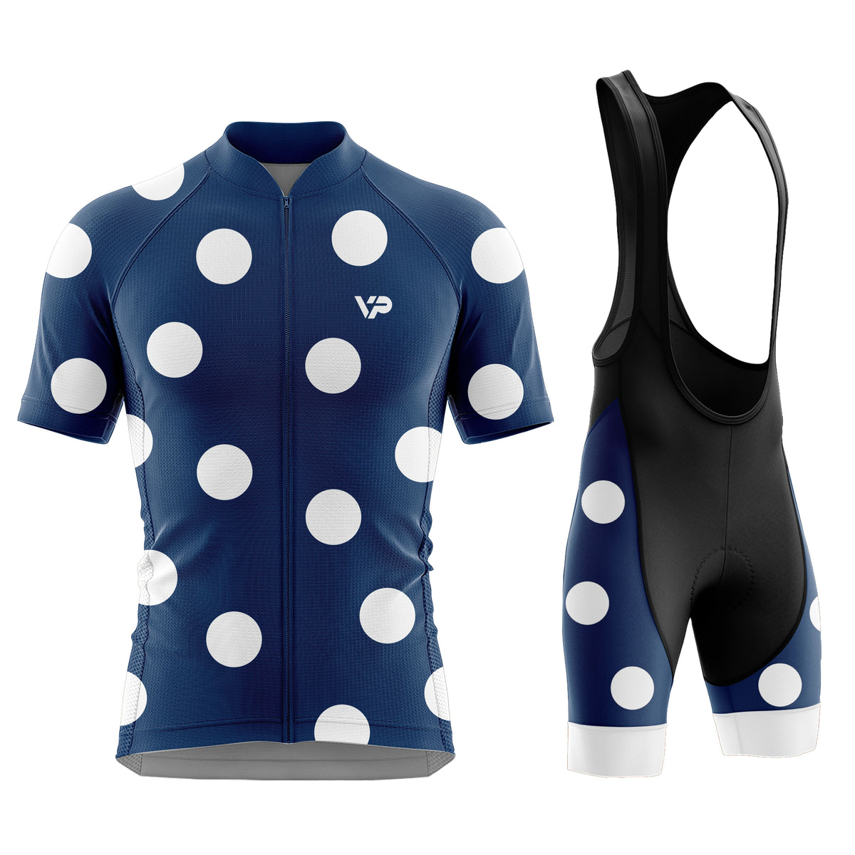 Blue Dots Cycling Kit