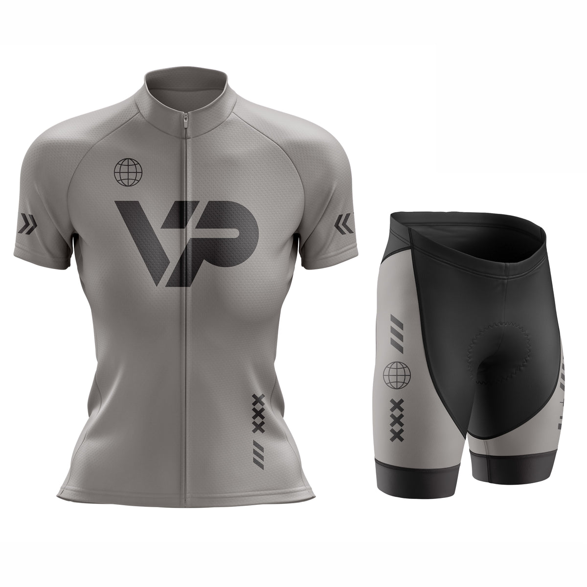 Women's Stone Grey Cycling Kit