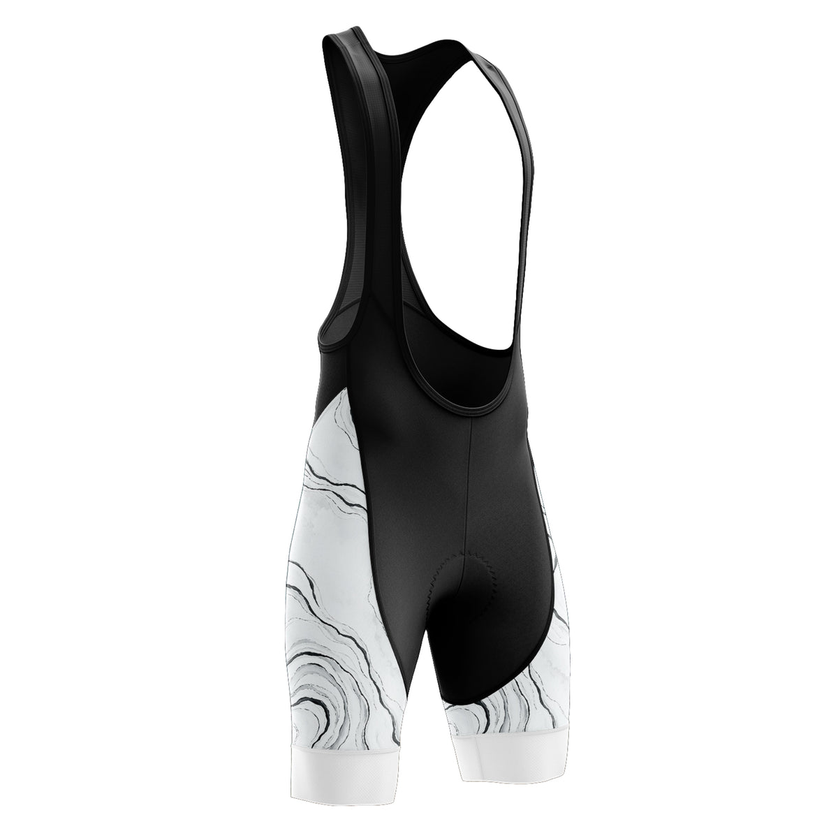 White Waves Cycling Bib Shorts