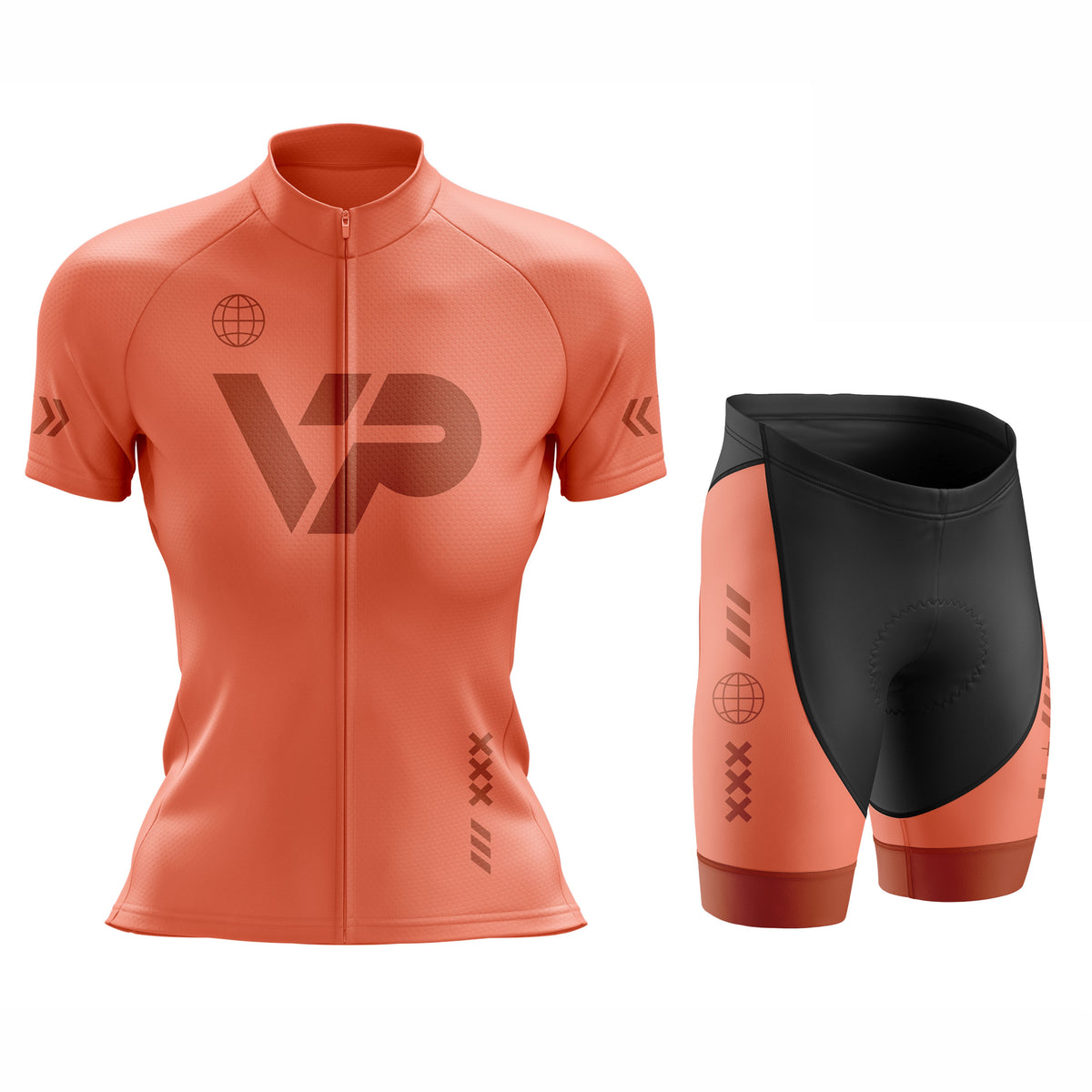 Women's Coral Cycling Kit