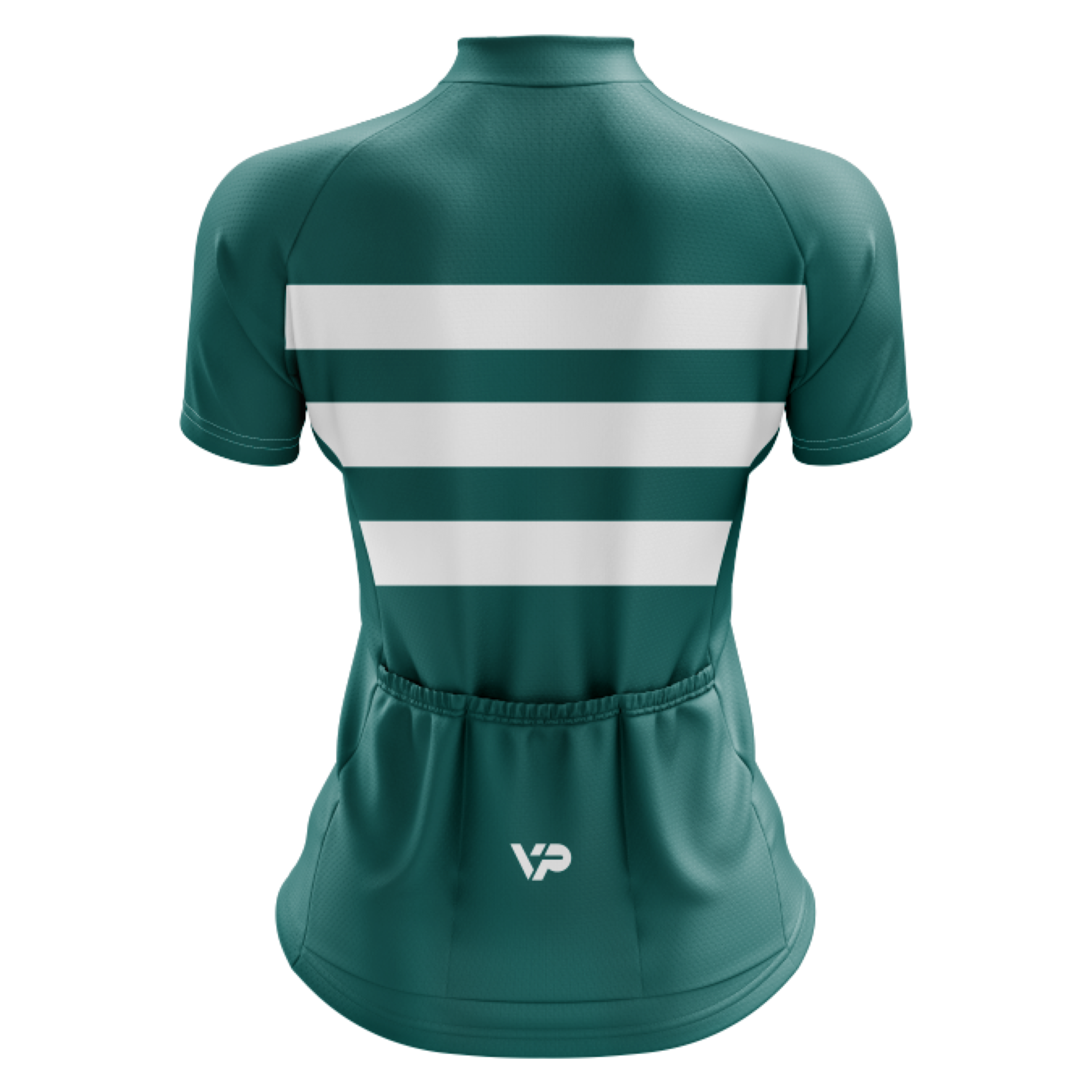Women's Dark Green Lines Cycling Kit