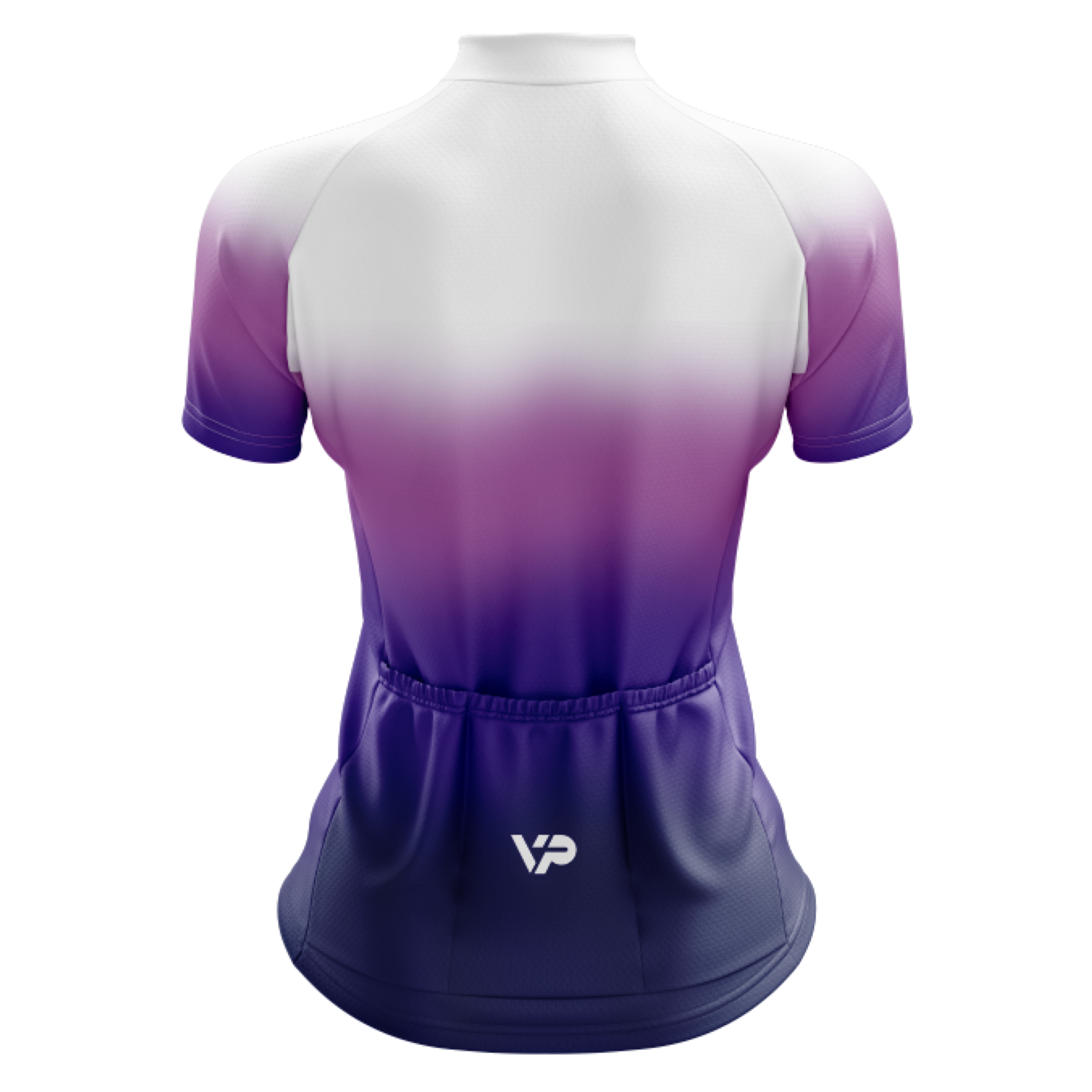 Women's Purple Gradient Cycling Jersey