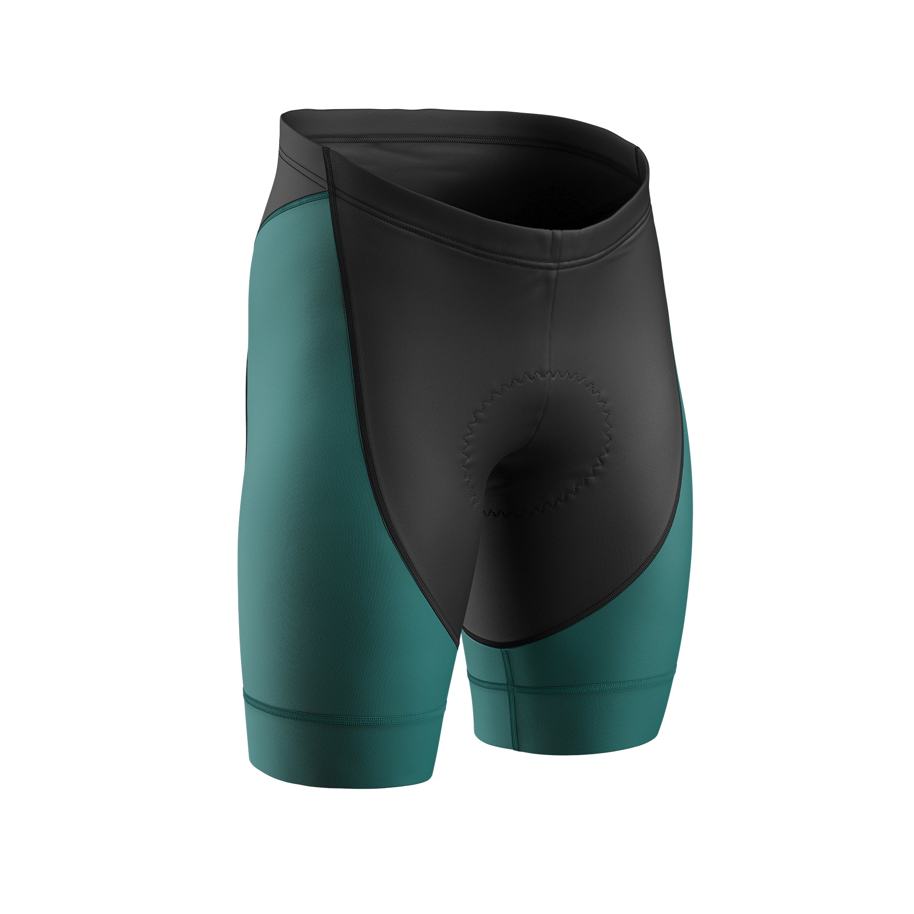 Dark Green Gel Padded Cycling Shorts