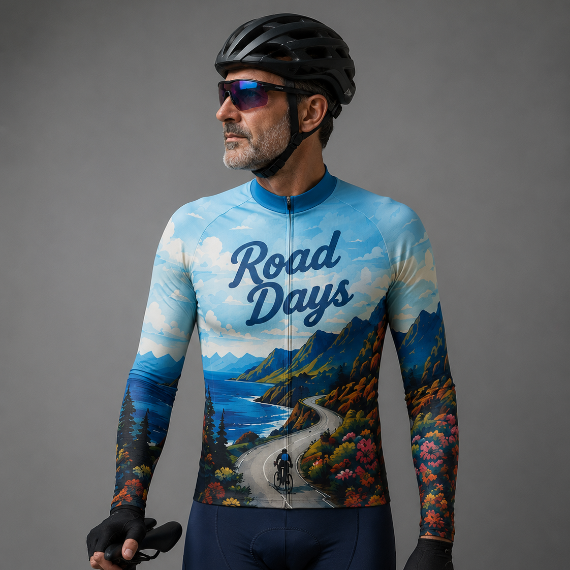 Road Days Long Sleeve Cycling Jersey