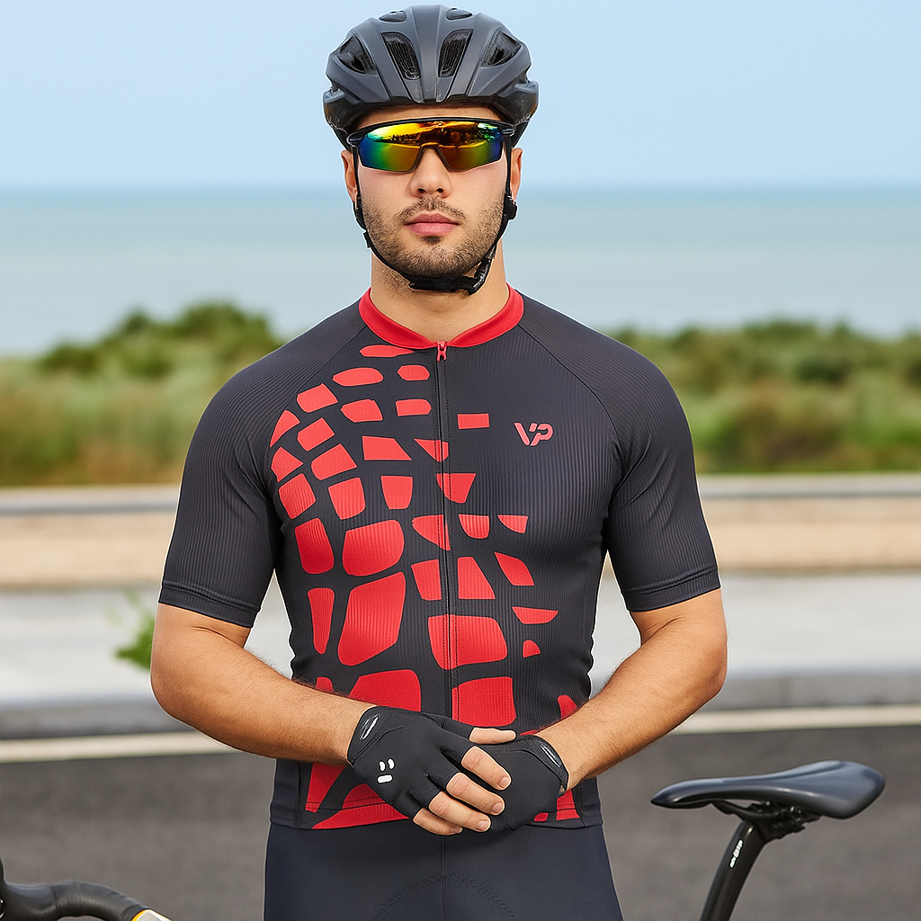 Unique Cycling Jersey VP14 - Red