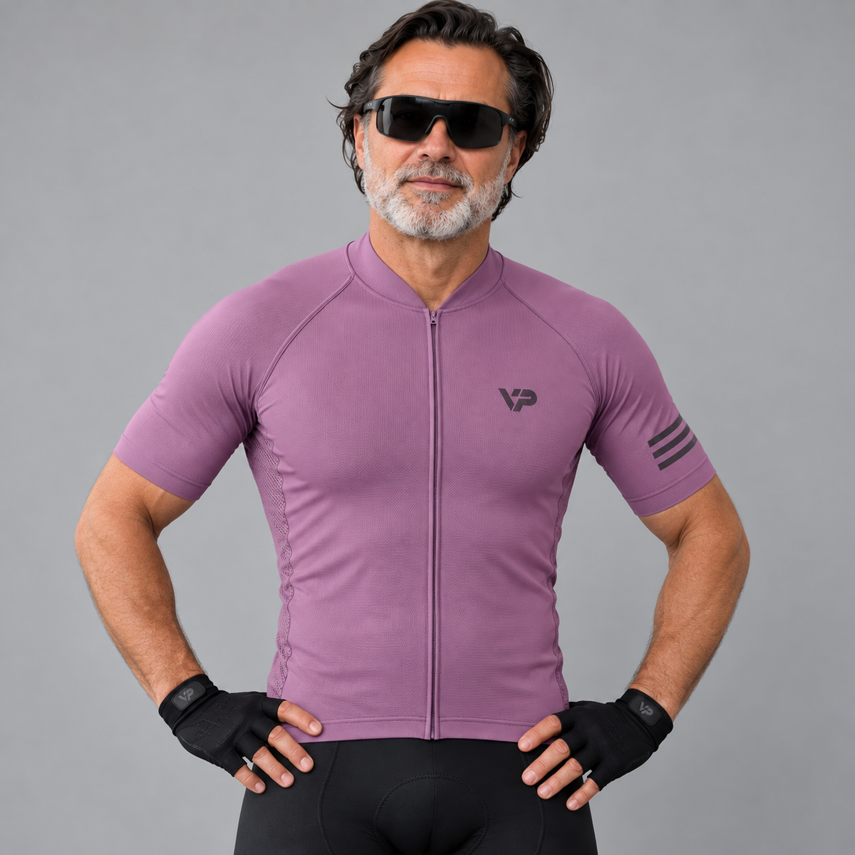 Vintage Mauve Cycling Jersey-Victory Peak Cycling - 30% off now
