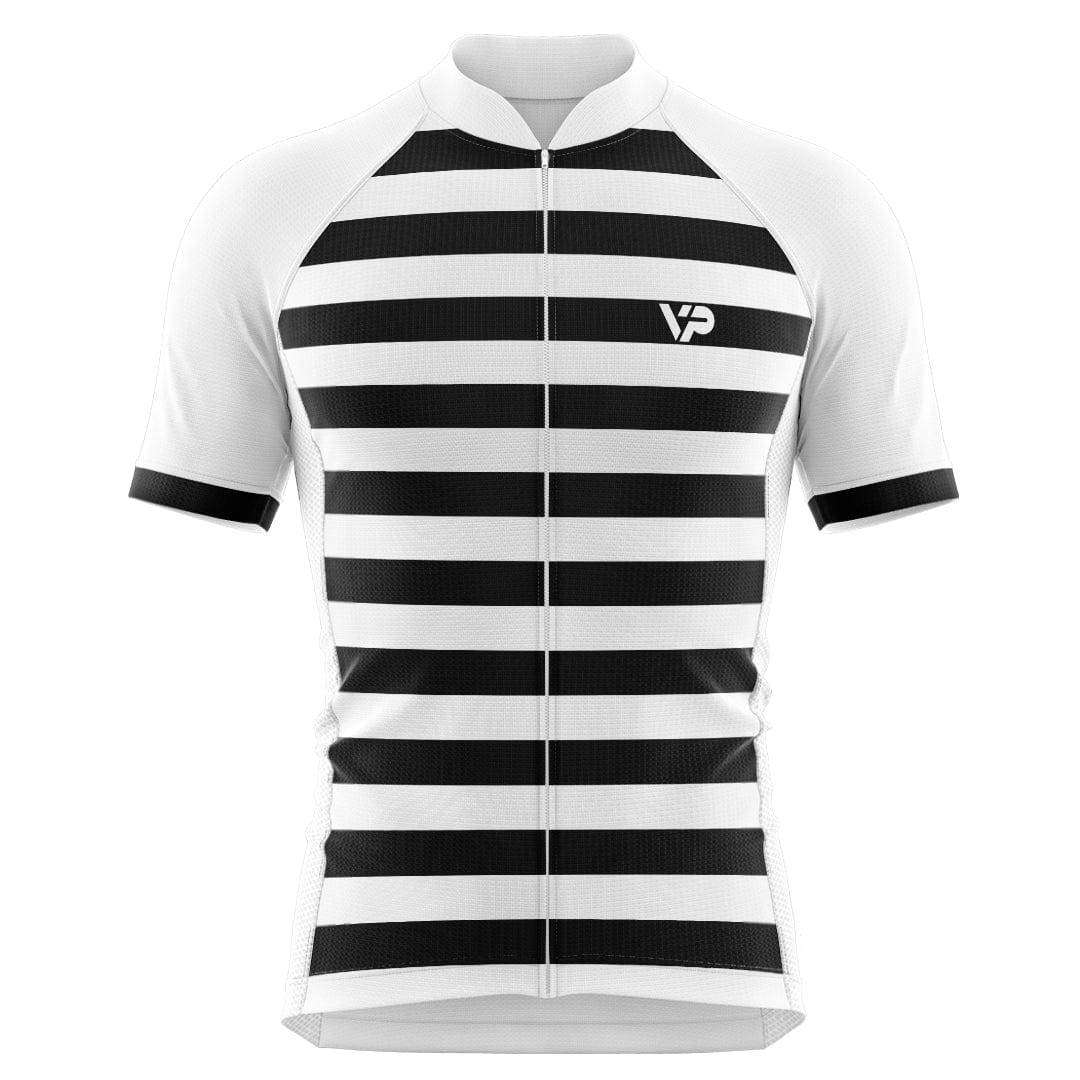 White Stripes Cycling Jersey