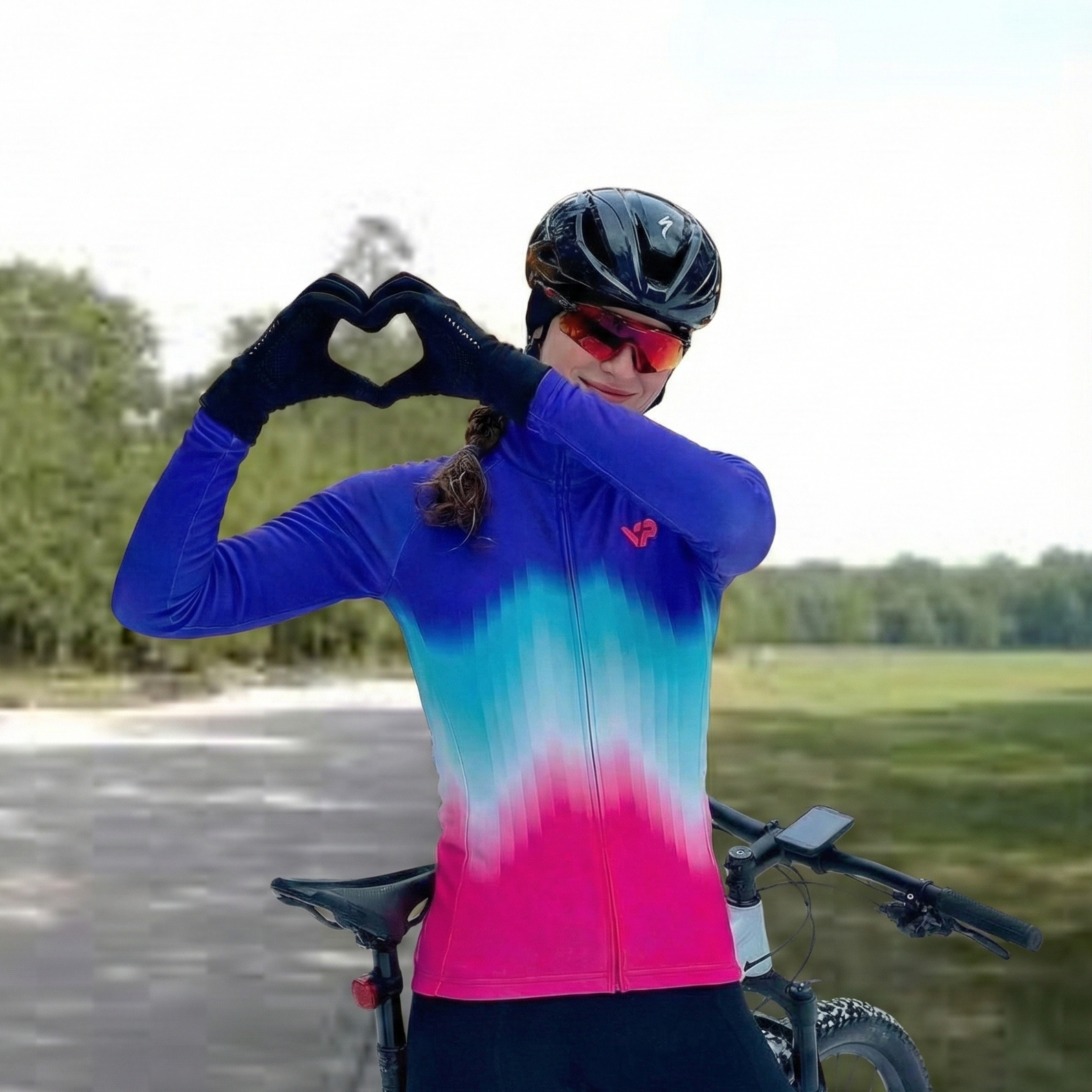 Women's Long Sleeve Cycling Jersey W1