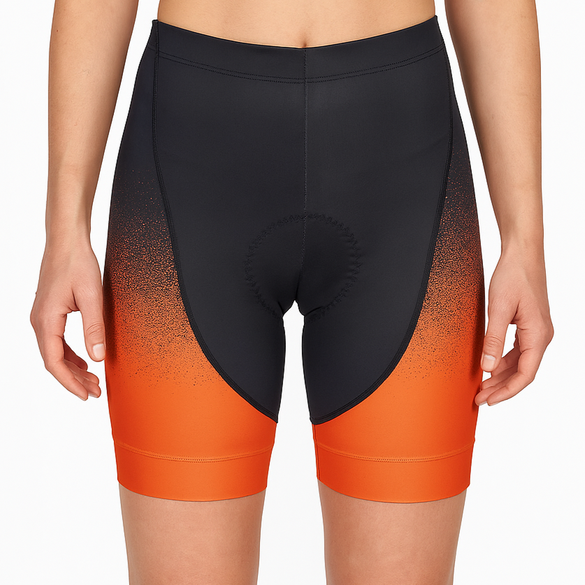 Women's Cycling Shorts Orange