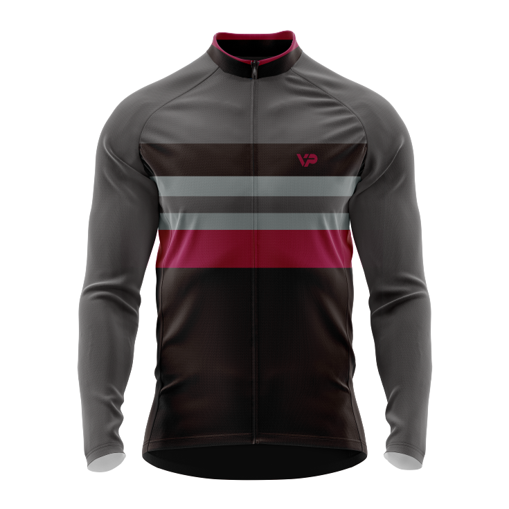 grey fleece cycling jacket