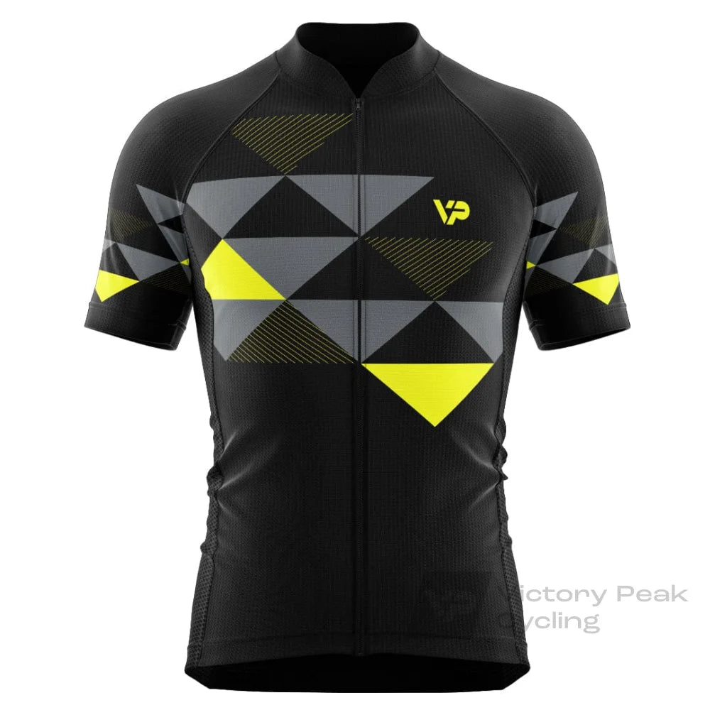 Victory Peak Best Mens Black Cycling Jersey VP1