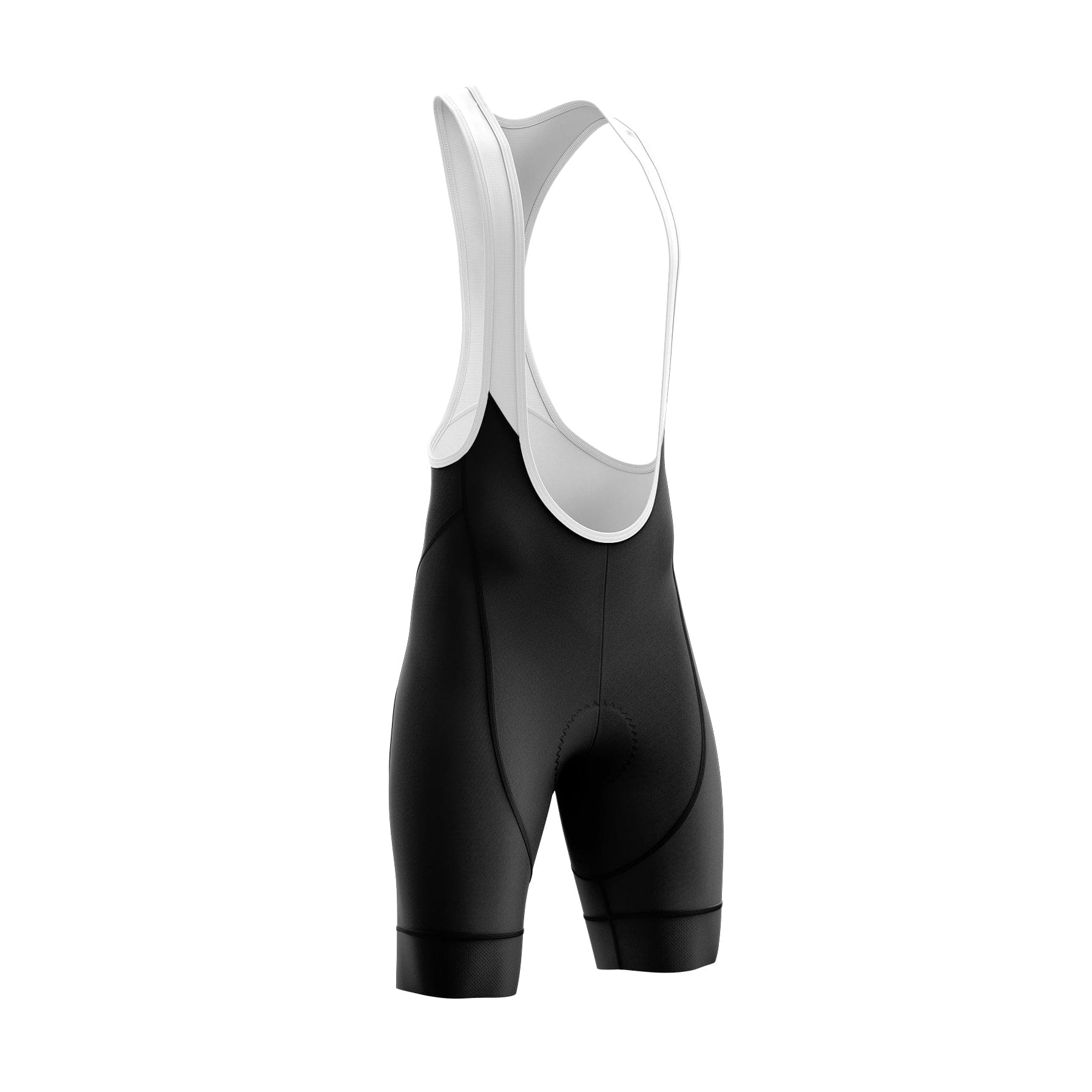 Black White Cycling Bib Shorts Victory Peak Cycling