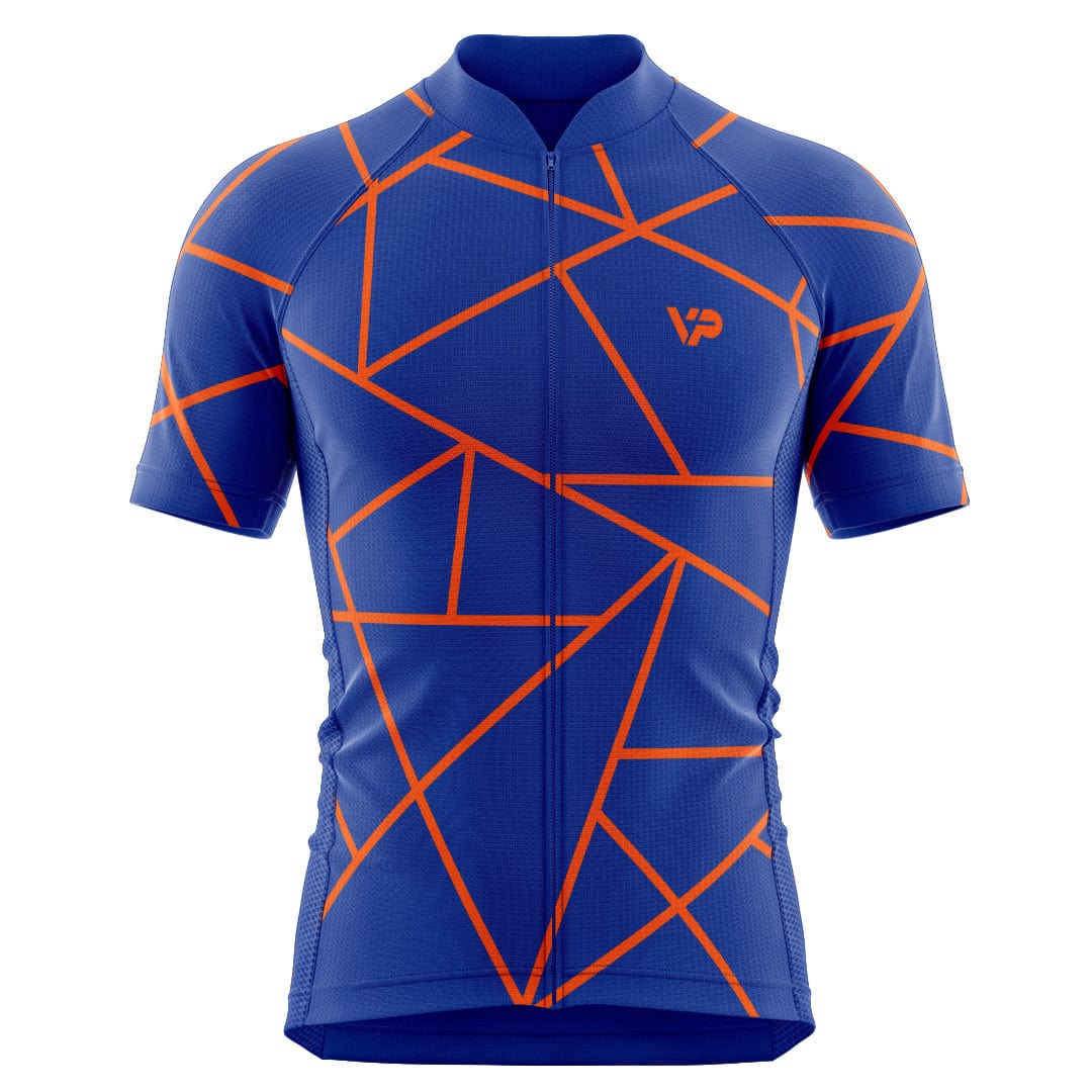 Blue Cycling Jersey VP6 Victory Peak Cycling