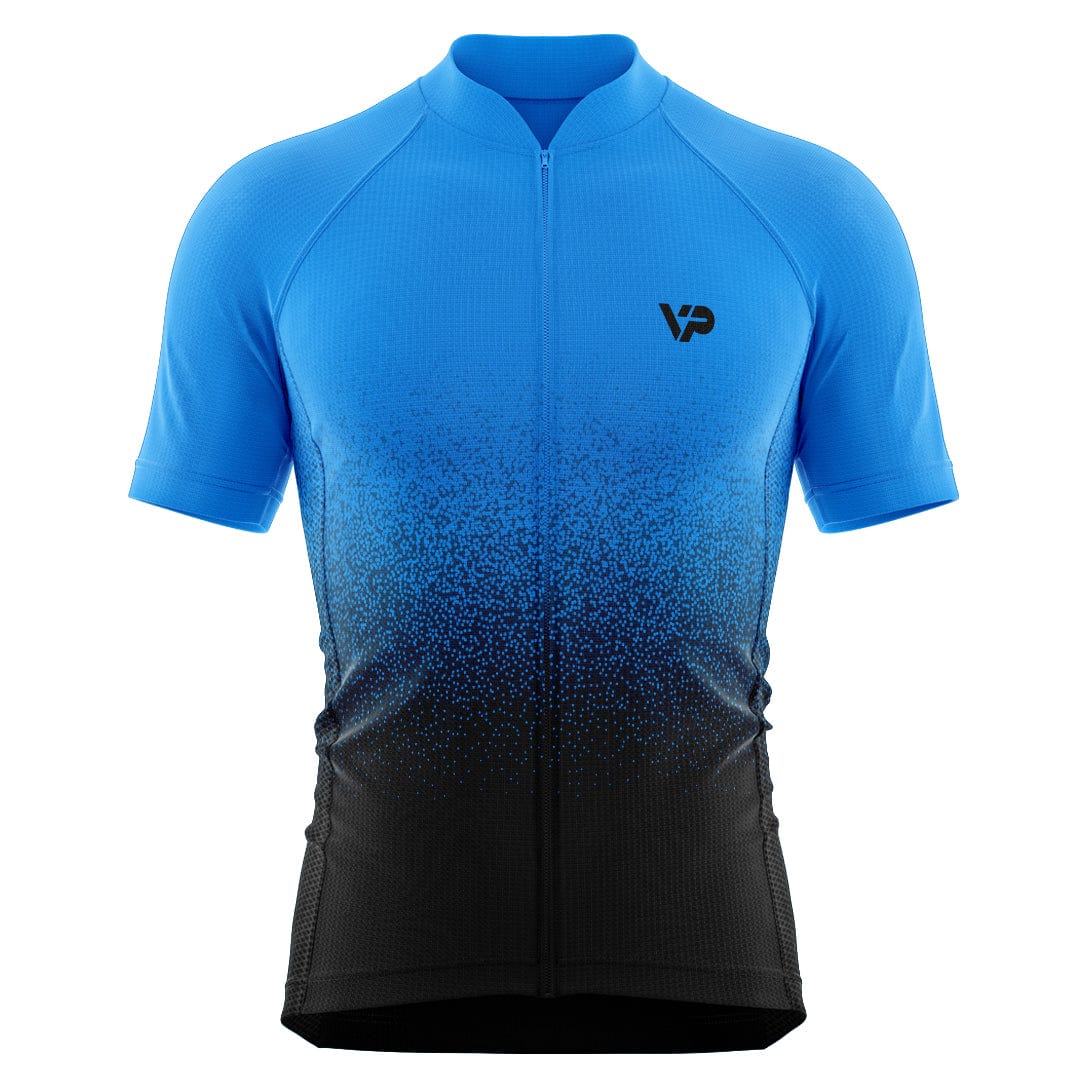 Victory Peak Best Mens Blue Gradient Cycling Kit