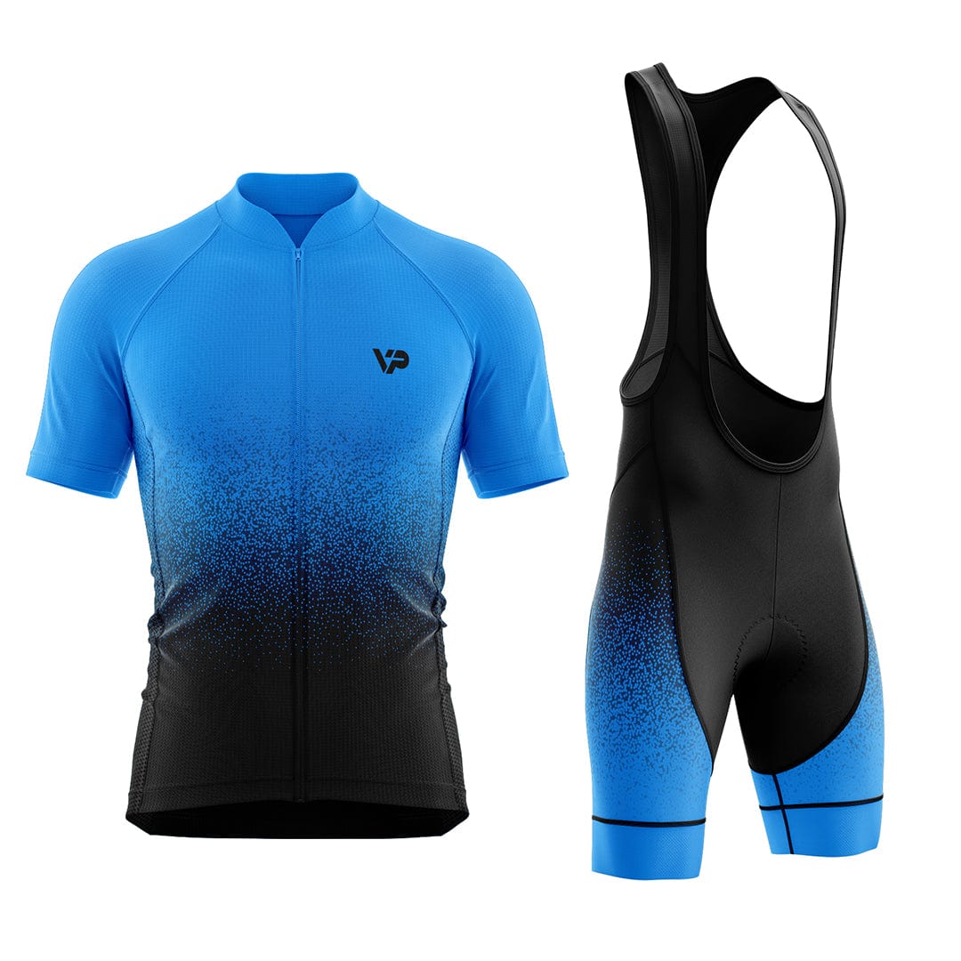 Blue Gradient Cycling Kit Victory Peak Cycling