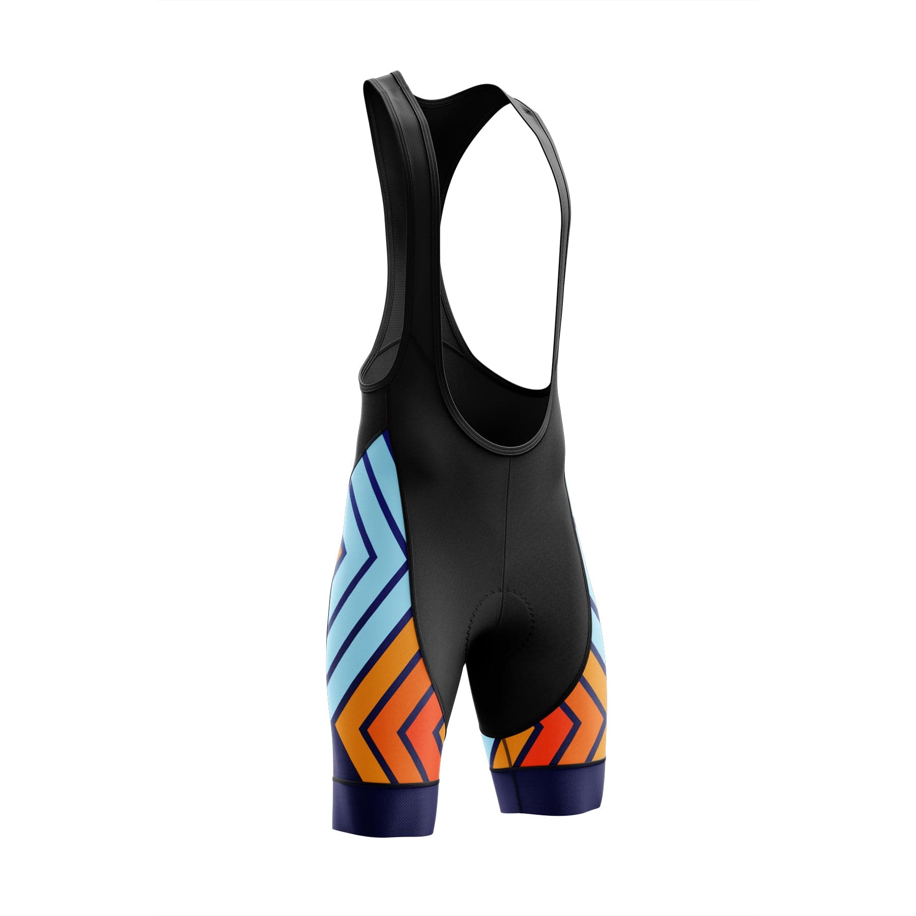 Blue Orange Cycling Bib Shorts VP5 Victory Peak Cycling