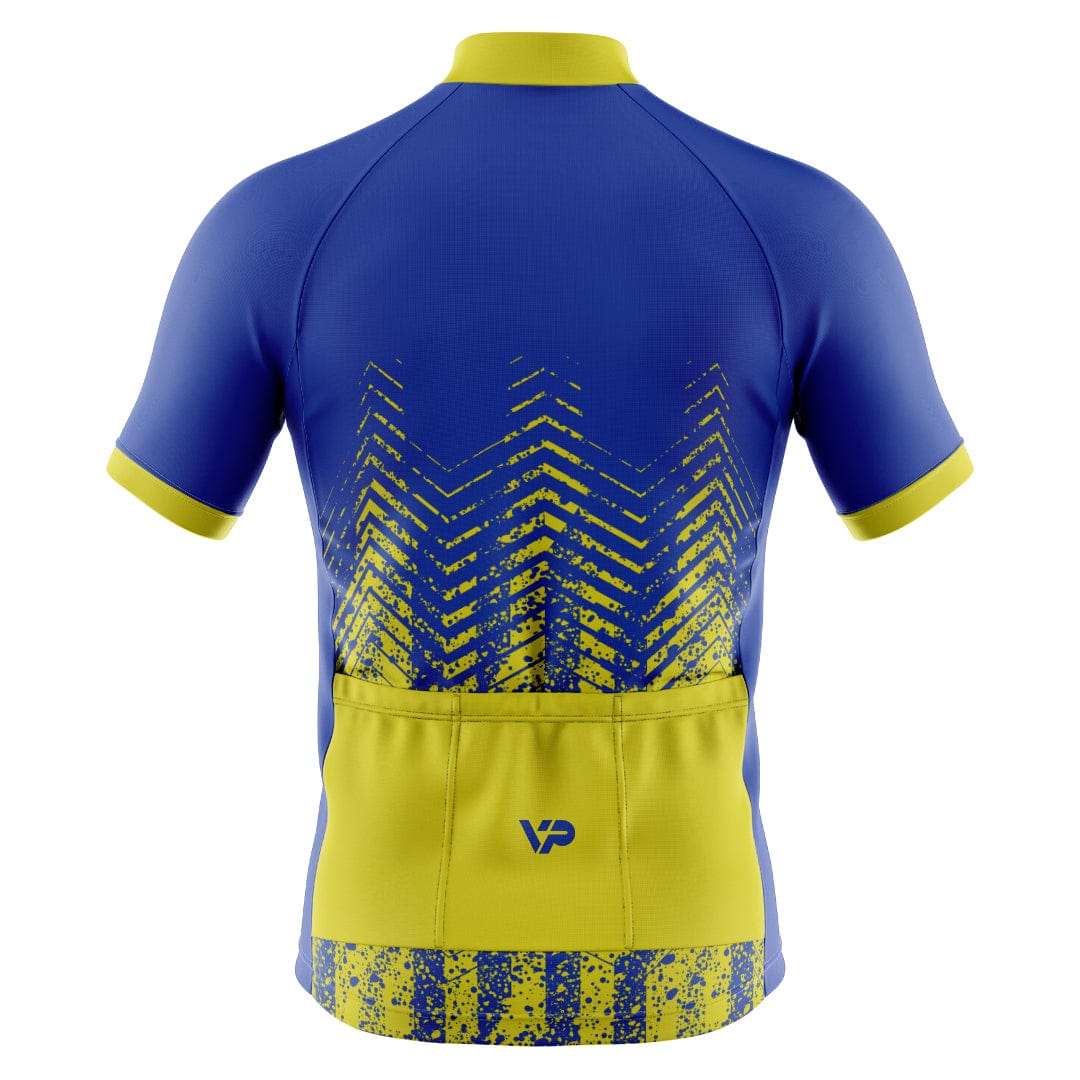 Victory Peak Best Mens Blue Yellow Cycling Kit