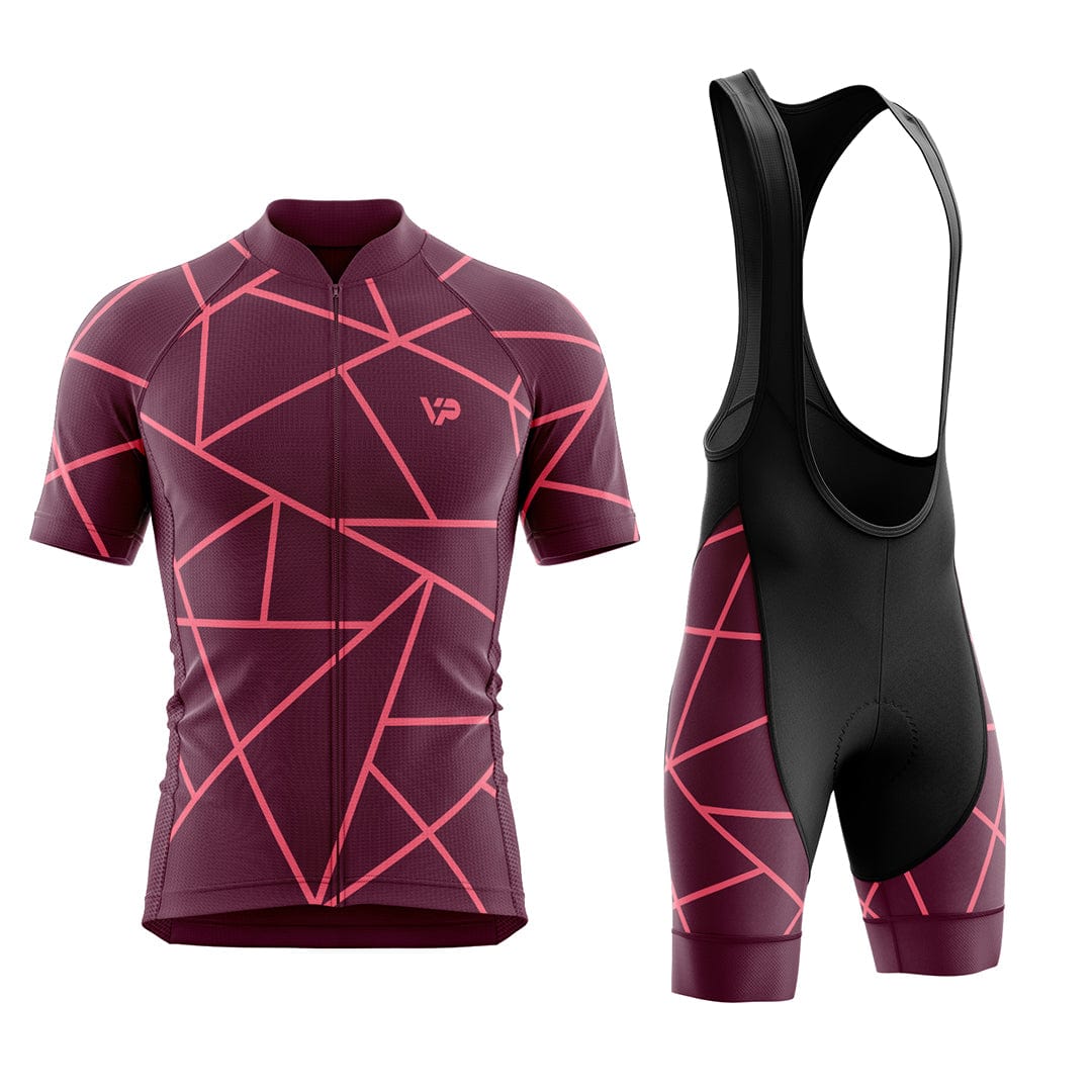 Burgundy Cycling Kit VP6 Victory Peak Cycling