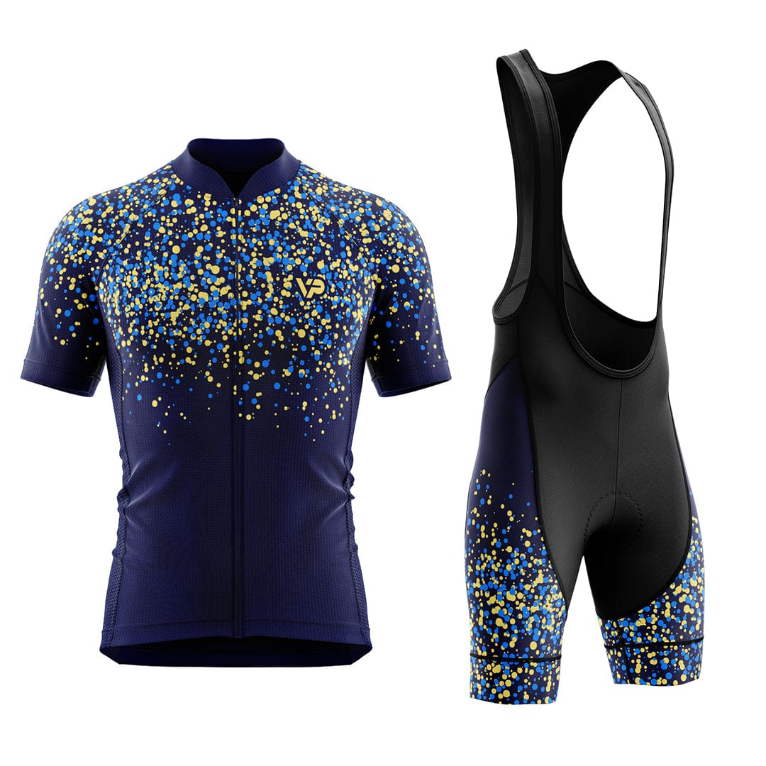 Dots Cycling Kit - Blue Victory Peak Cycling