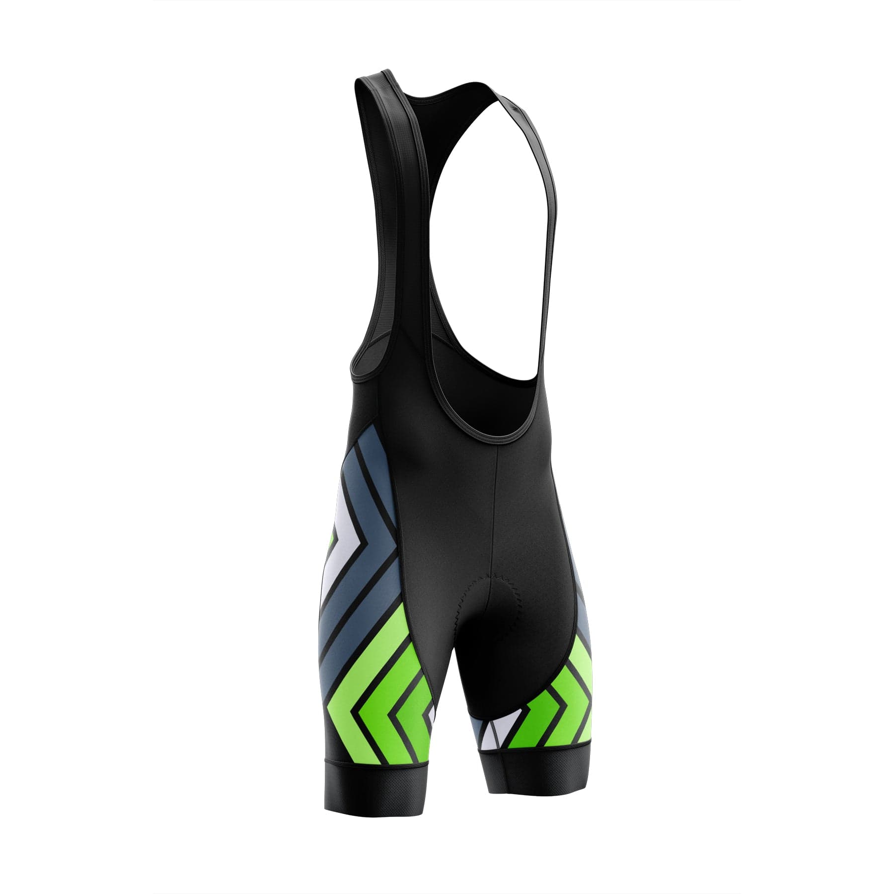 Green Grey Cycling Bib Shorts VP5 Victory Peak Cycling