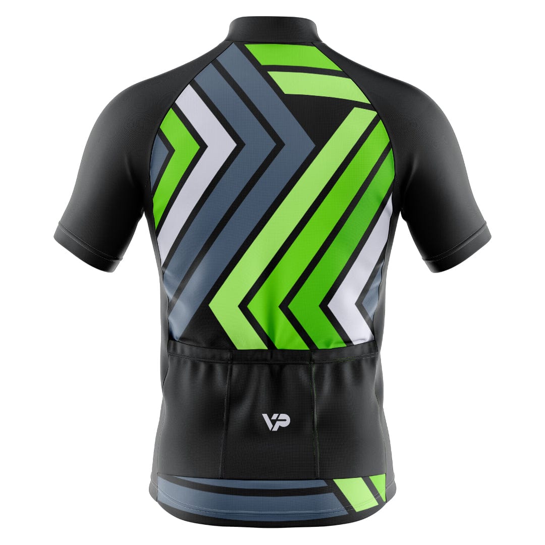 Victory Peak Best Mens Green Grey Cycling Jersey VP5