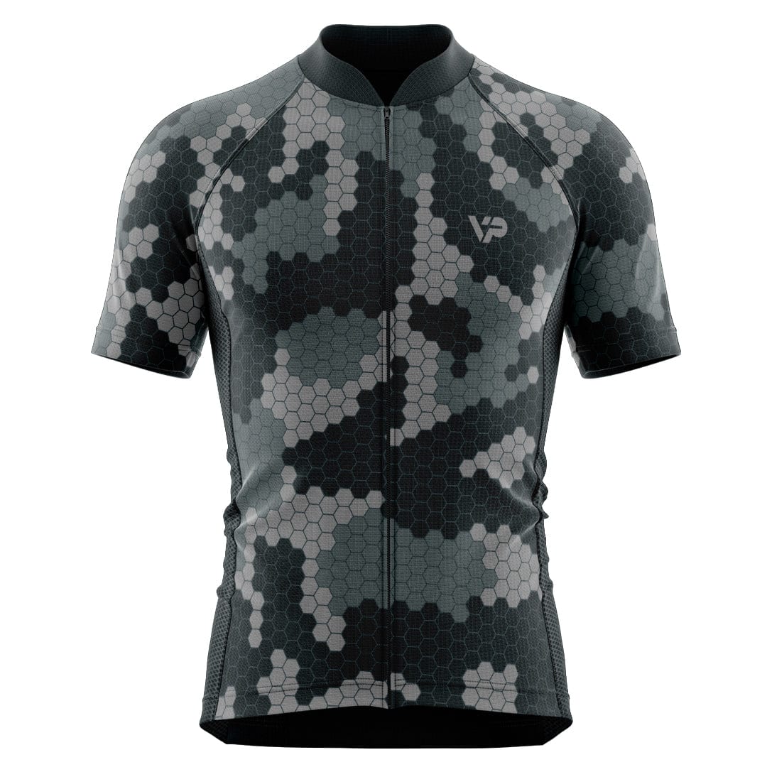 Victory Peak Best Mens Grey Camouflage Cycling Kit