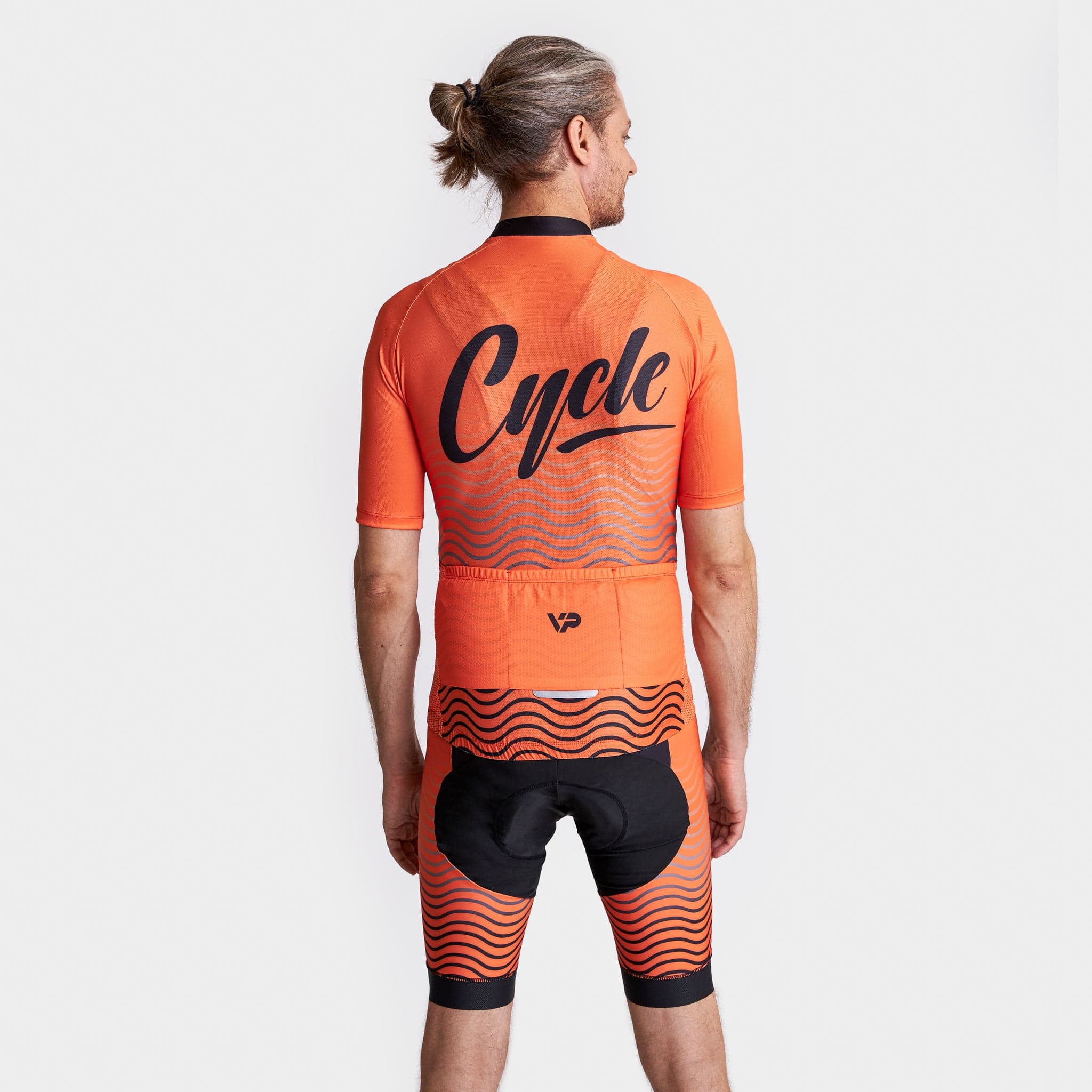 Victory Peak Best Mens Orange Cycling Bib Shorts VP12