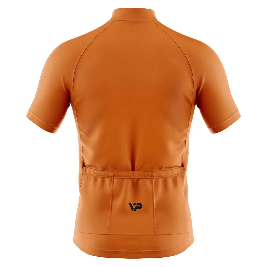 Victory Peak Best Mens Orange Cycling Jersey