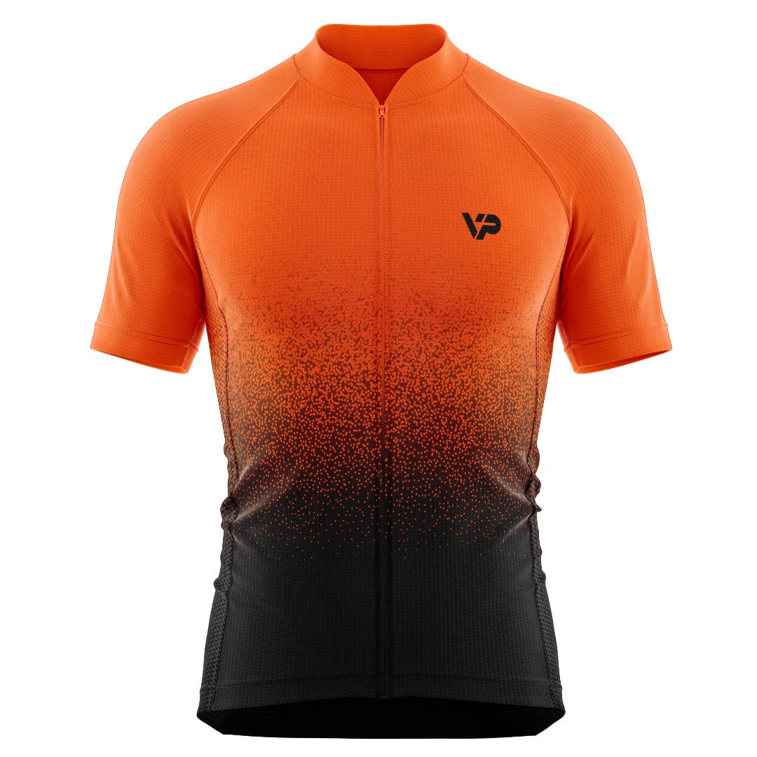 Victory Peak Best Mens Orange Gradient Cycling Kit