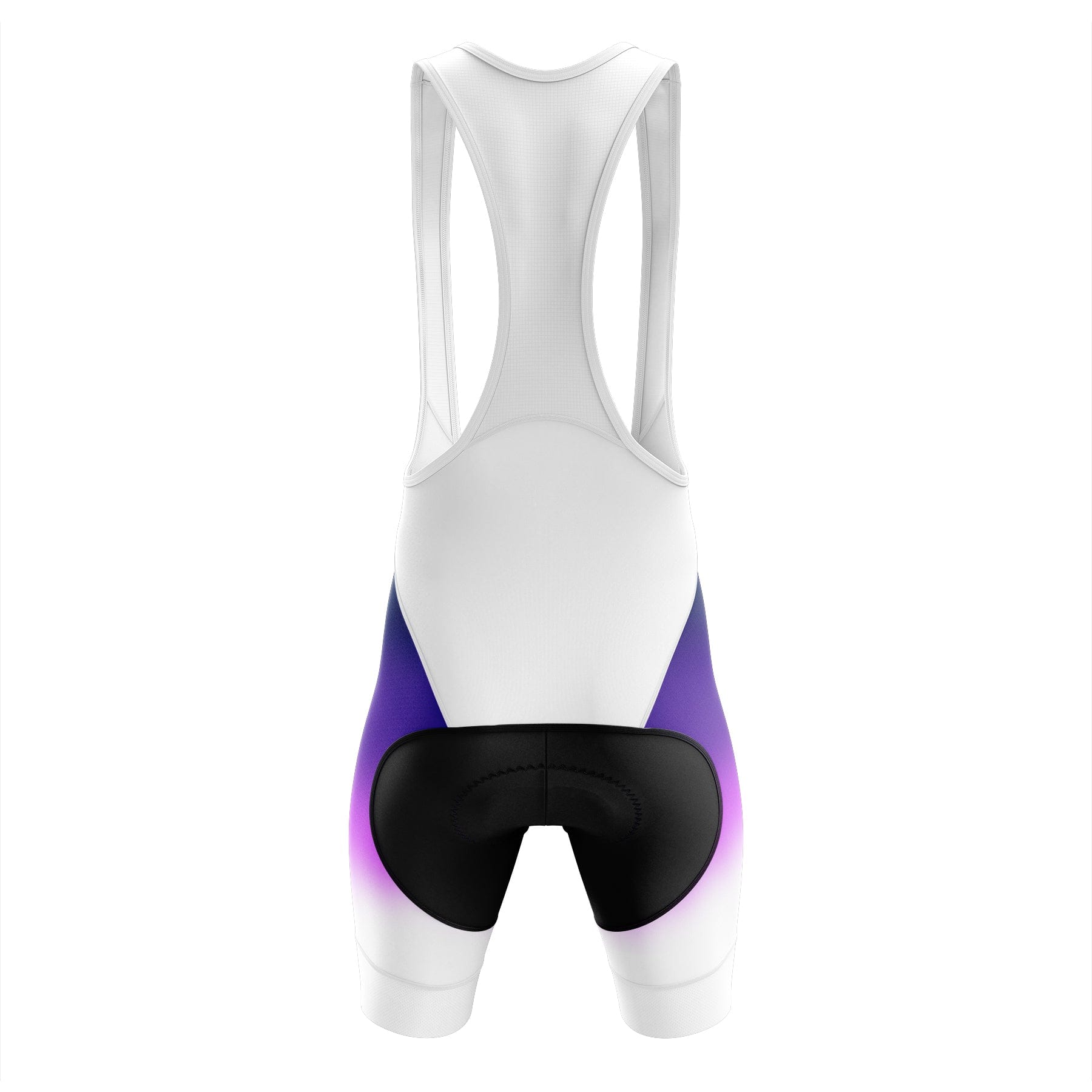 Victory Peak Best Mens Purple Gradient Cycling Bib Shorts