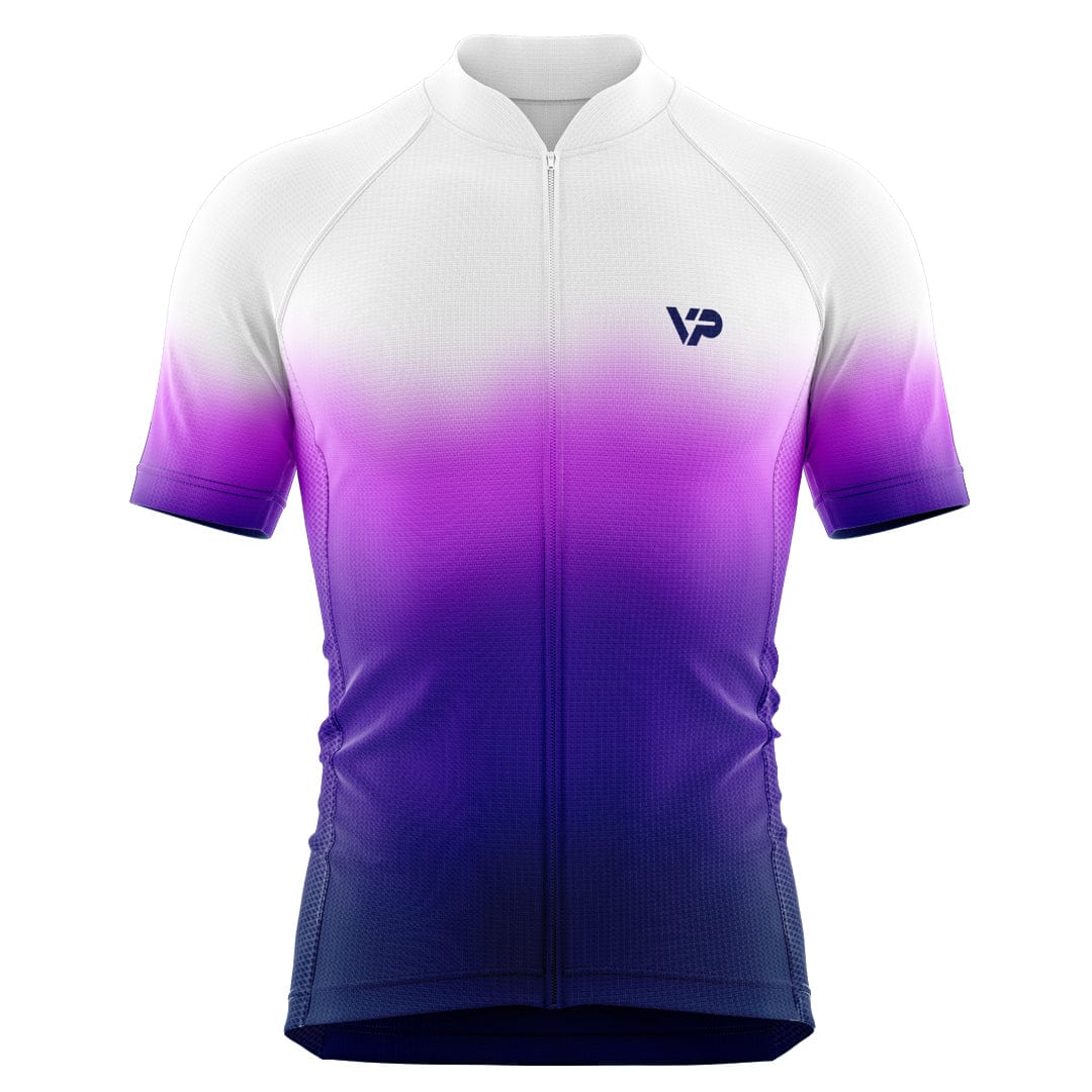 Victory Peak Best Mens Purple Gradient Cycling Kit