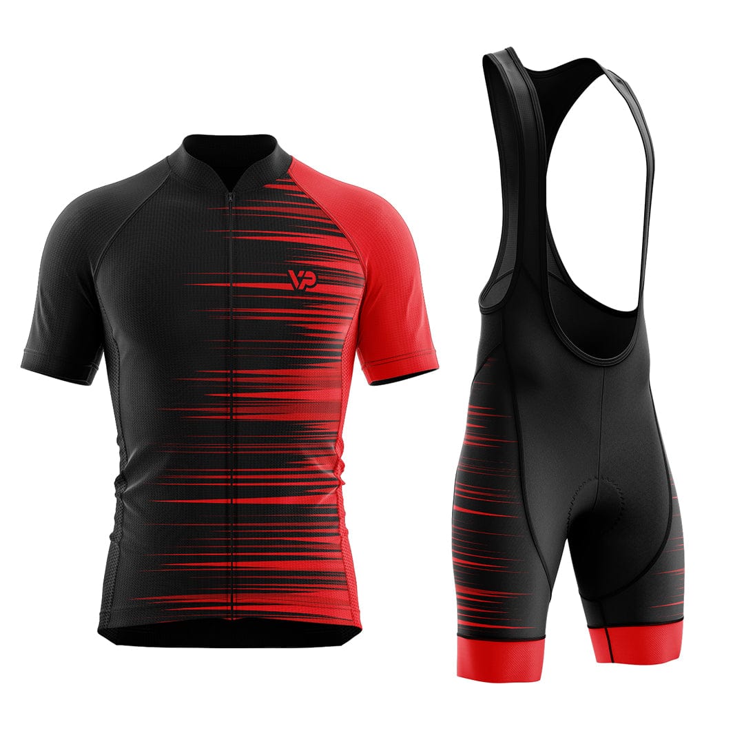 Red Cycling Kit VP10 Victory Peak Cycling