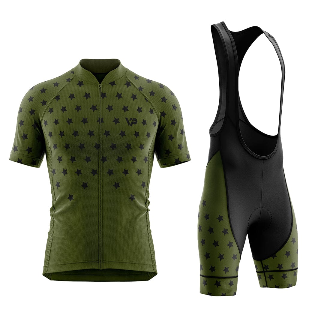 Stars Cycling Kit VP16 - Khaki Victory Peak Cycling