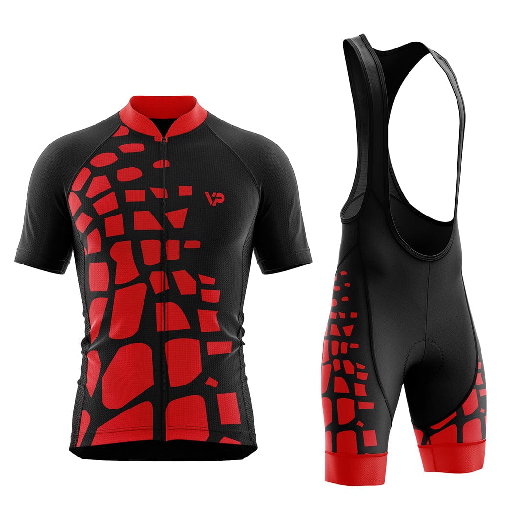 Unique Cycling Kit VP14 - Red Victory Peak Cycling