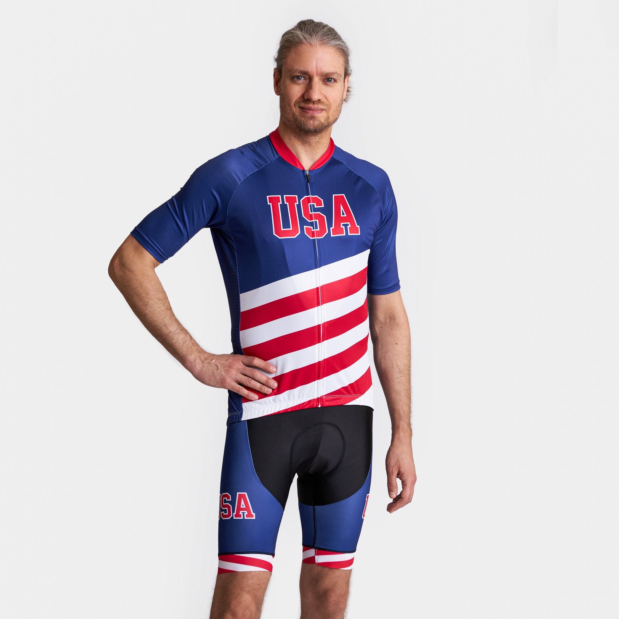 Victory Peak Best Mens USA Cycling Bib Shorts