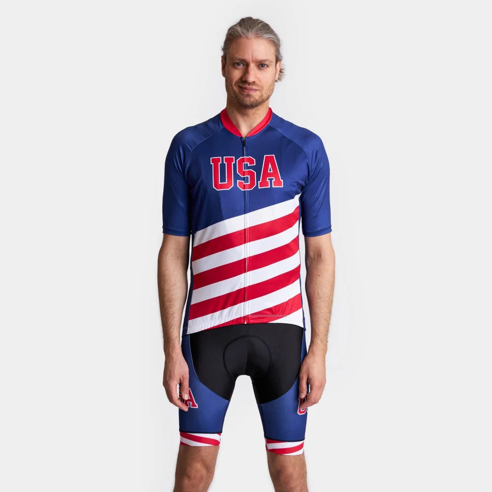 USA Cycling Jersey Victory Peak Cycling