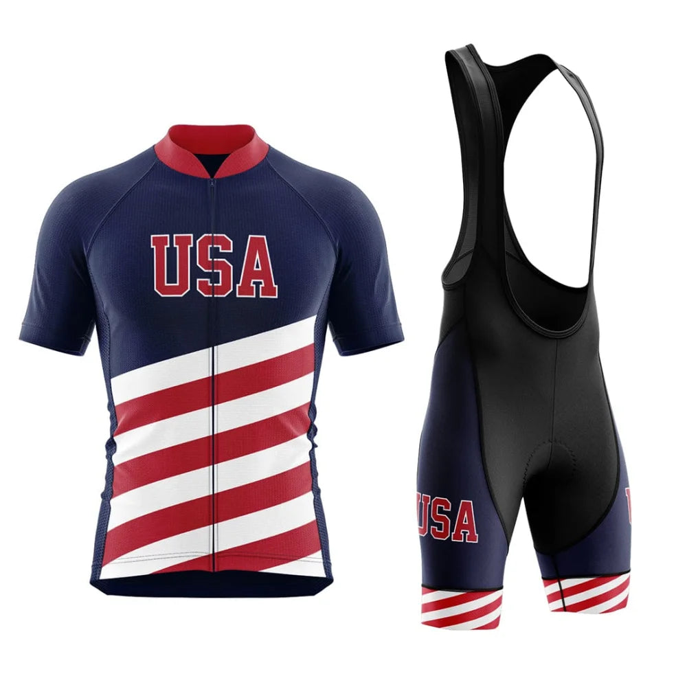 Victory Peak Best Mens USA Cycling Kit