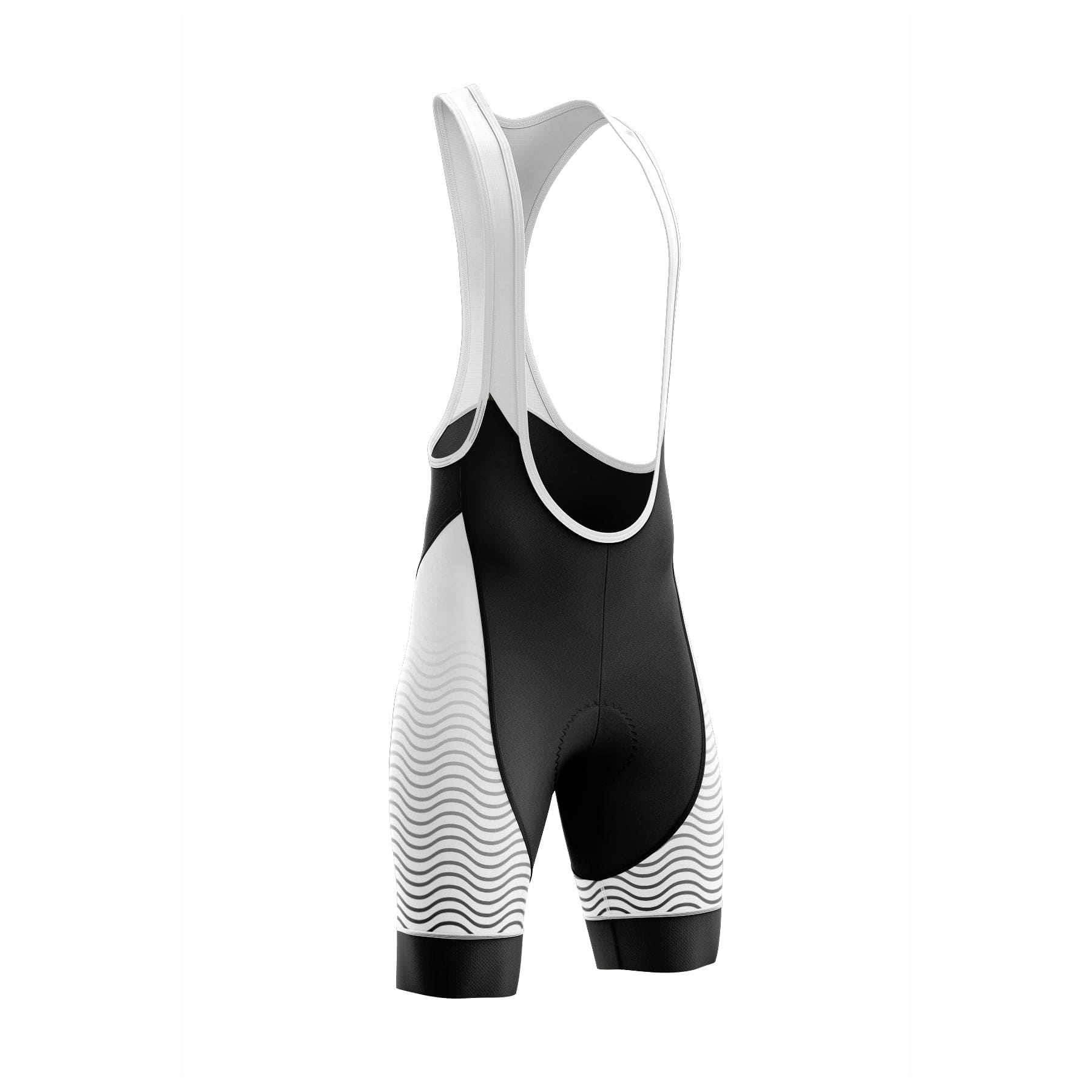 White Cycling Bib Shorts VP12 Victory Peak Cycling