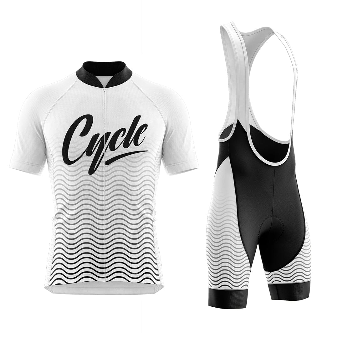 White Cycling Kit VP12 Victory Peak Cycling