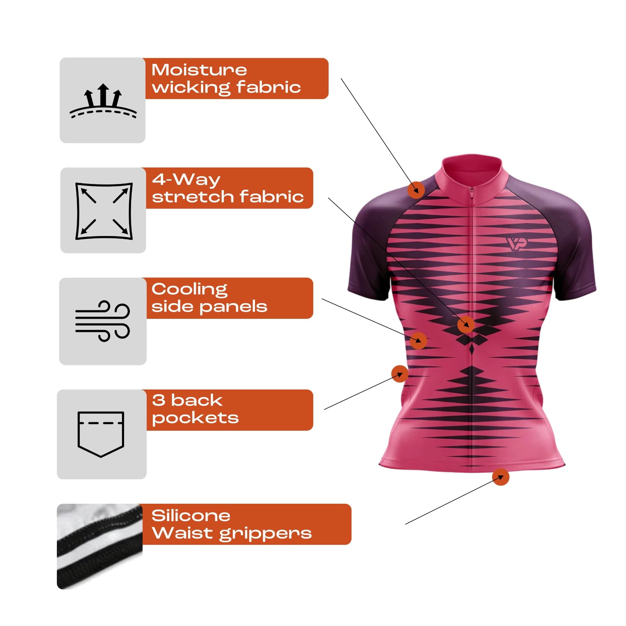 Victory Peak Best Mens Women's Blue Cycling Kit