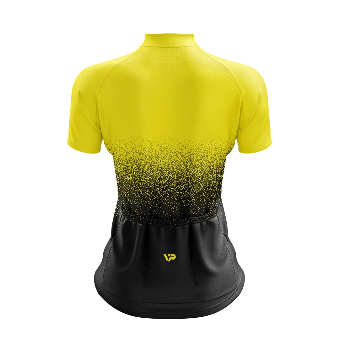 Victory Peak Best Mens Women's Yellow Gradient Cycling Kit